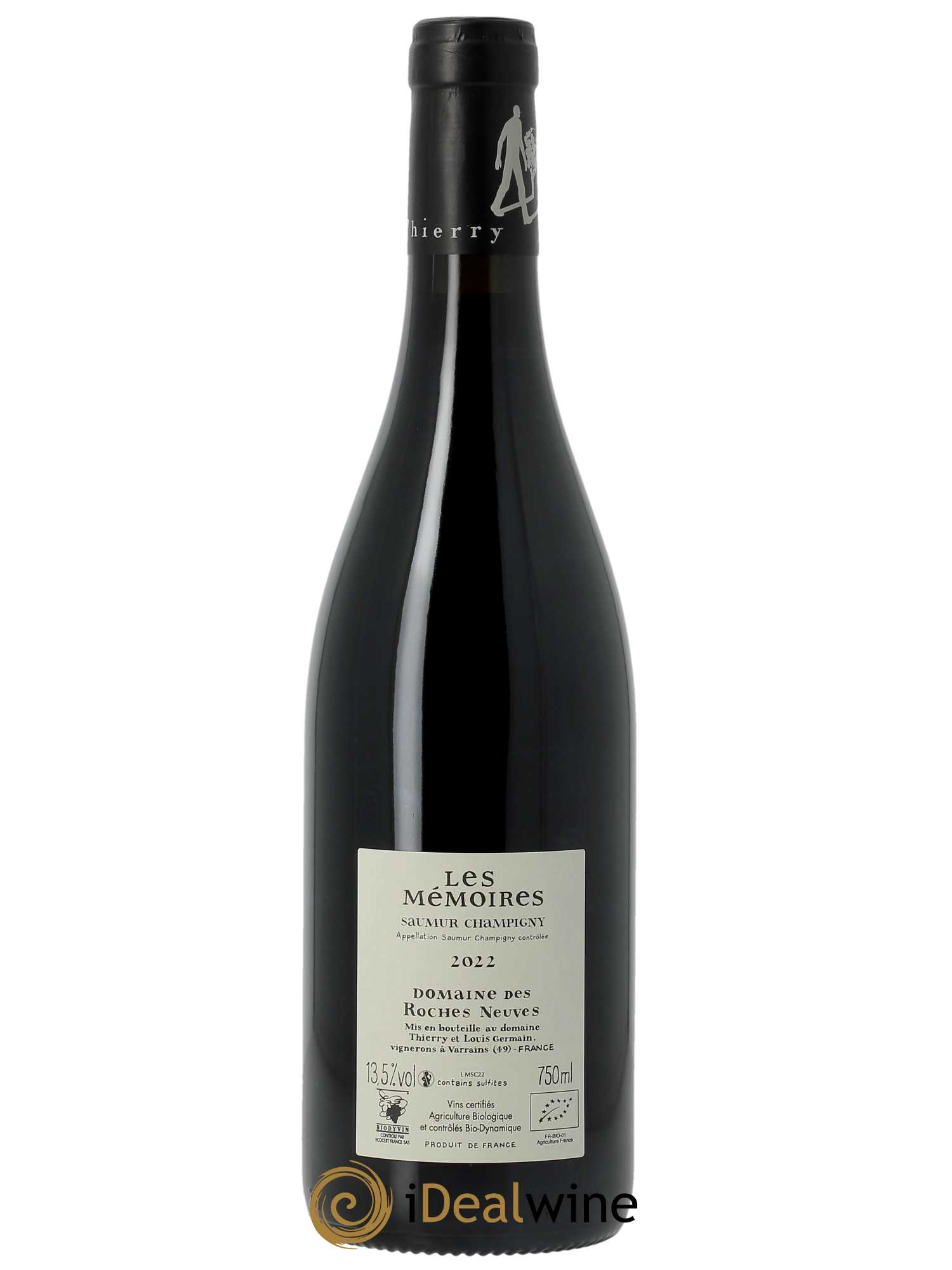 Saumur-Champigny Les Mémoires Domaine des Roches Neuves - Thierry Germain  2022 - Posten von 1 Flasche - 1