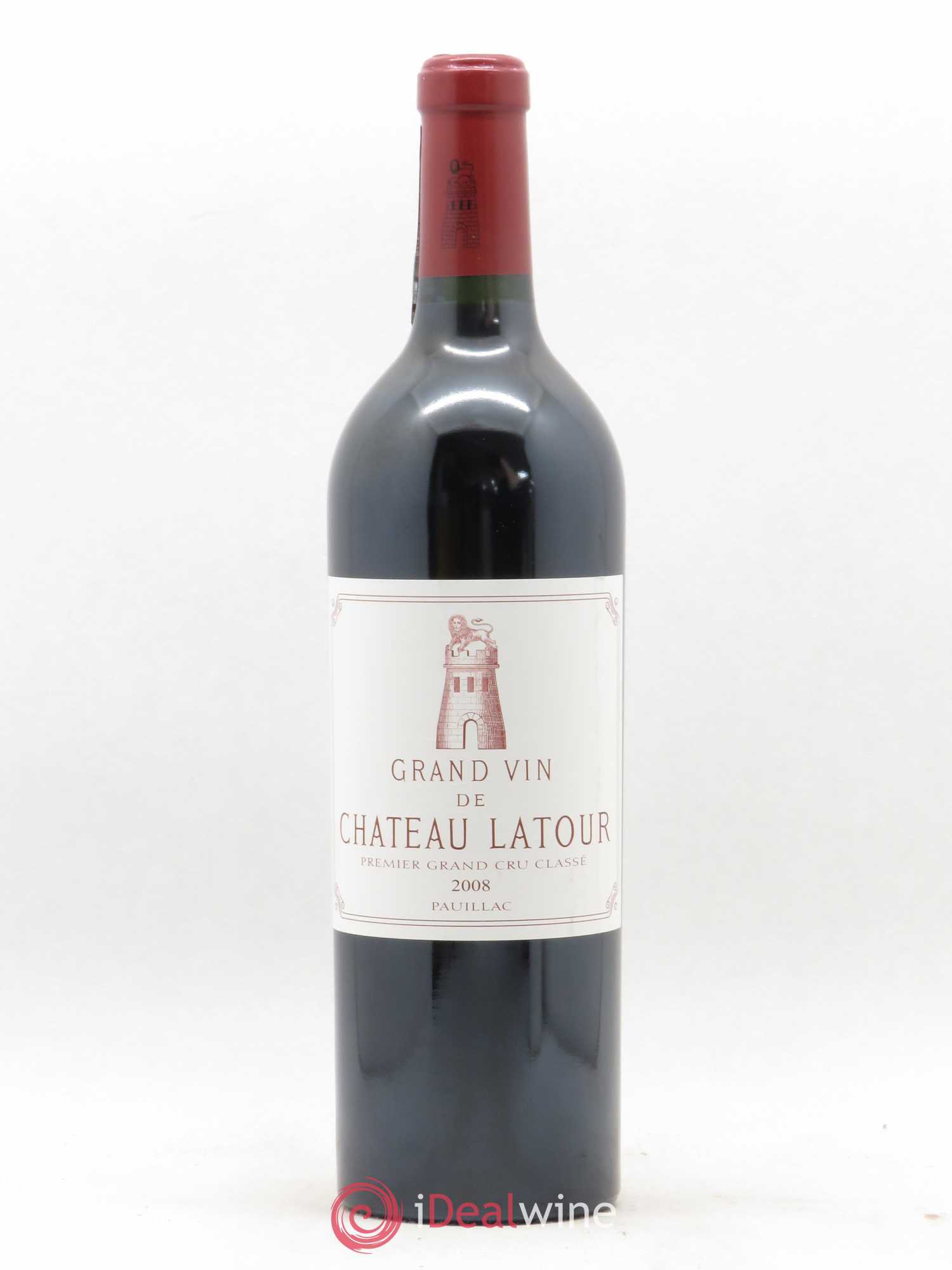 Château Latour 1er Grand Cru Classé 2008 - Lot de 1 bouteille - 0