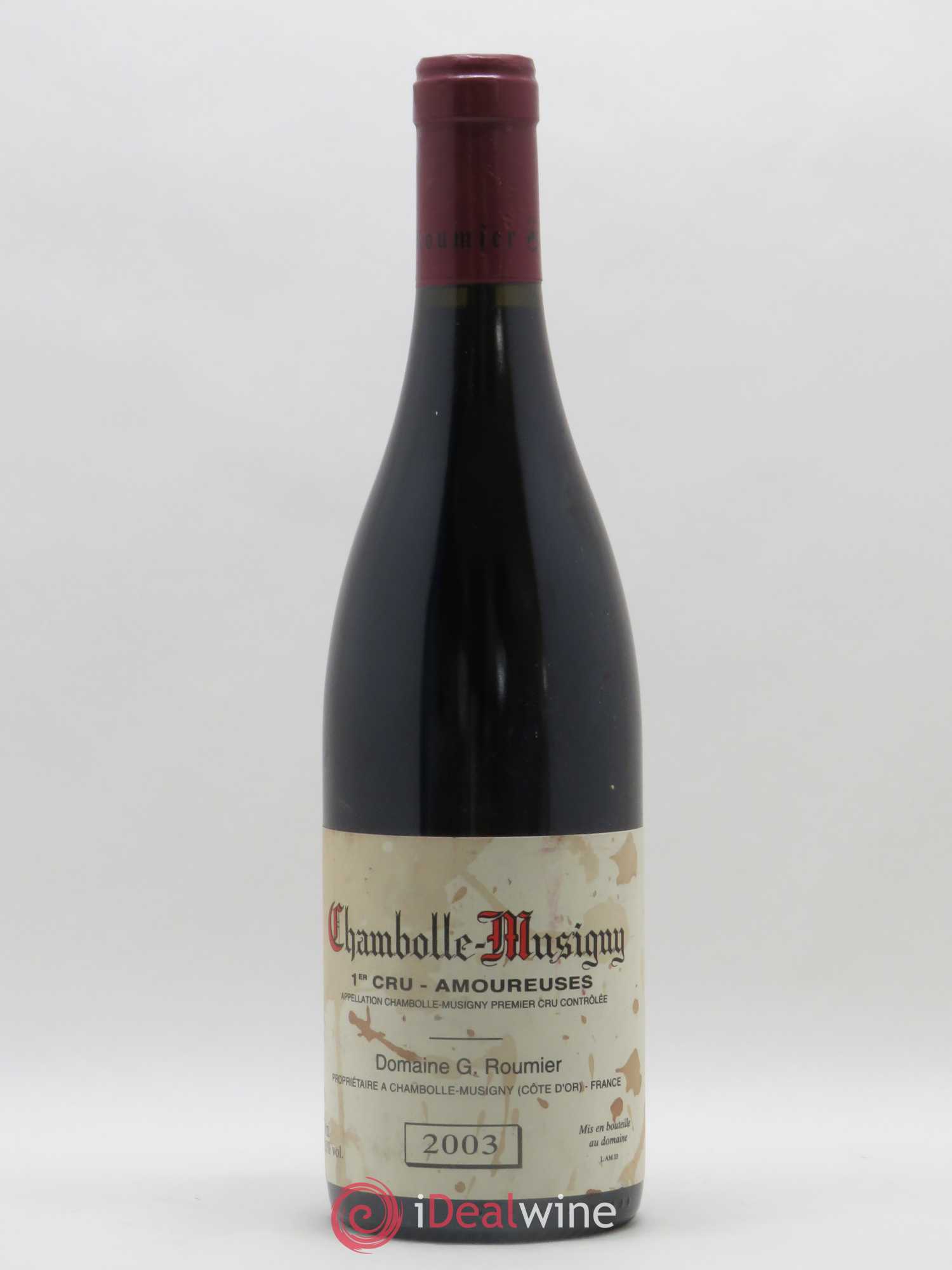 Chambolle-Musigny 1er Cru Les Amoureuses Georges Roumier (Domaine) 2003 - Lot de 1 bouteille - 0