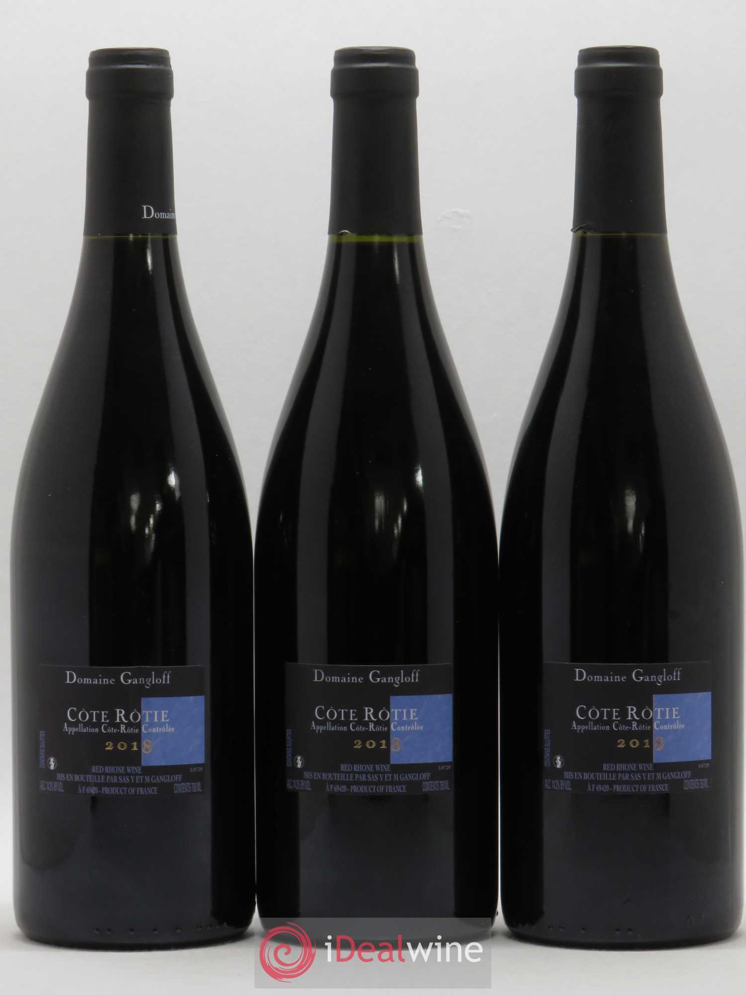 Côte-Rôtie La Barbarine Gangloff (Domaine) 2018 - Lotto di 3 bottiglie - 1