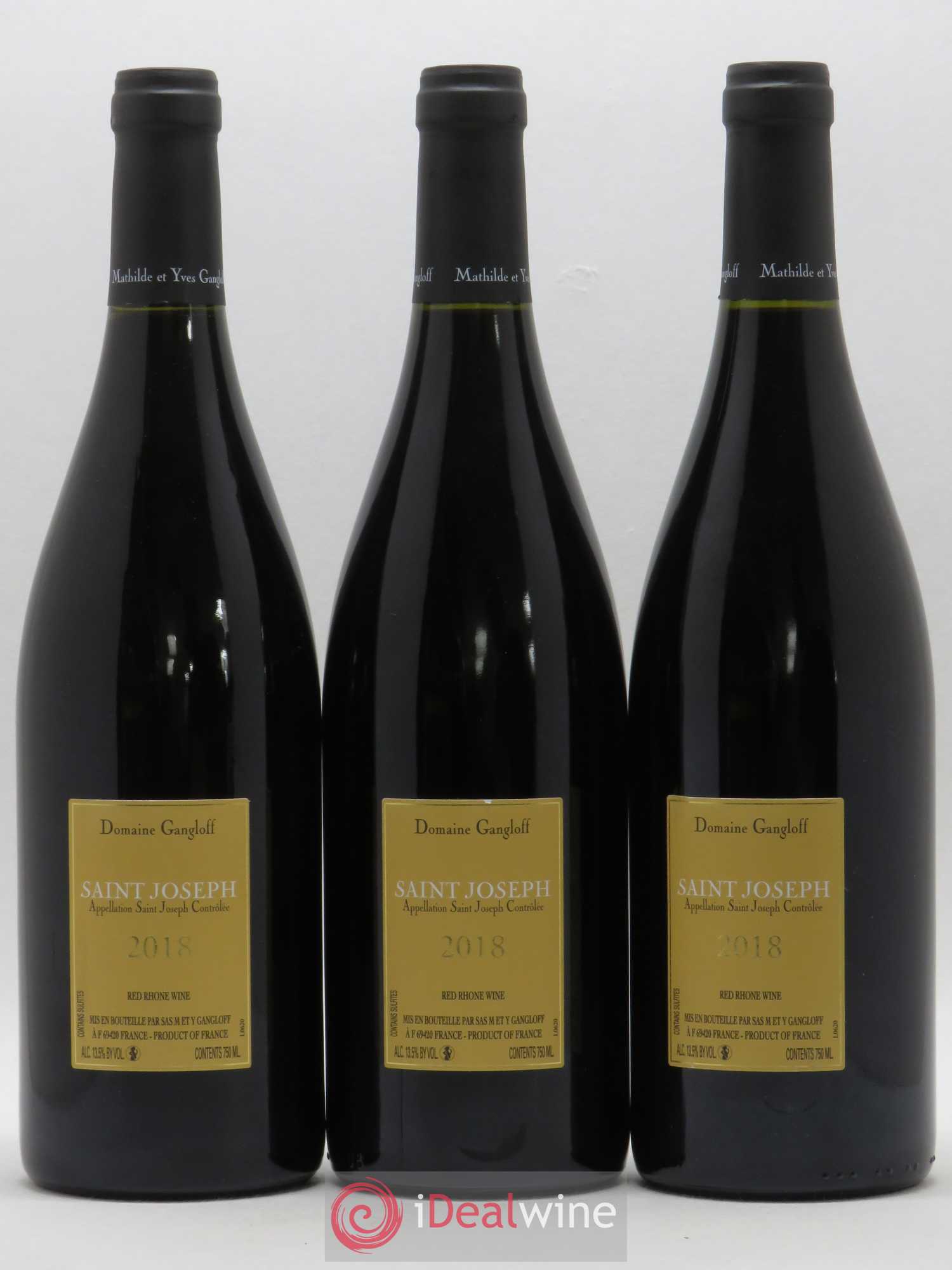 Saint-Joseph Gangloff (Domaine) 2018 - Lot de 3 bouteilles - 1