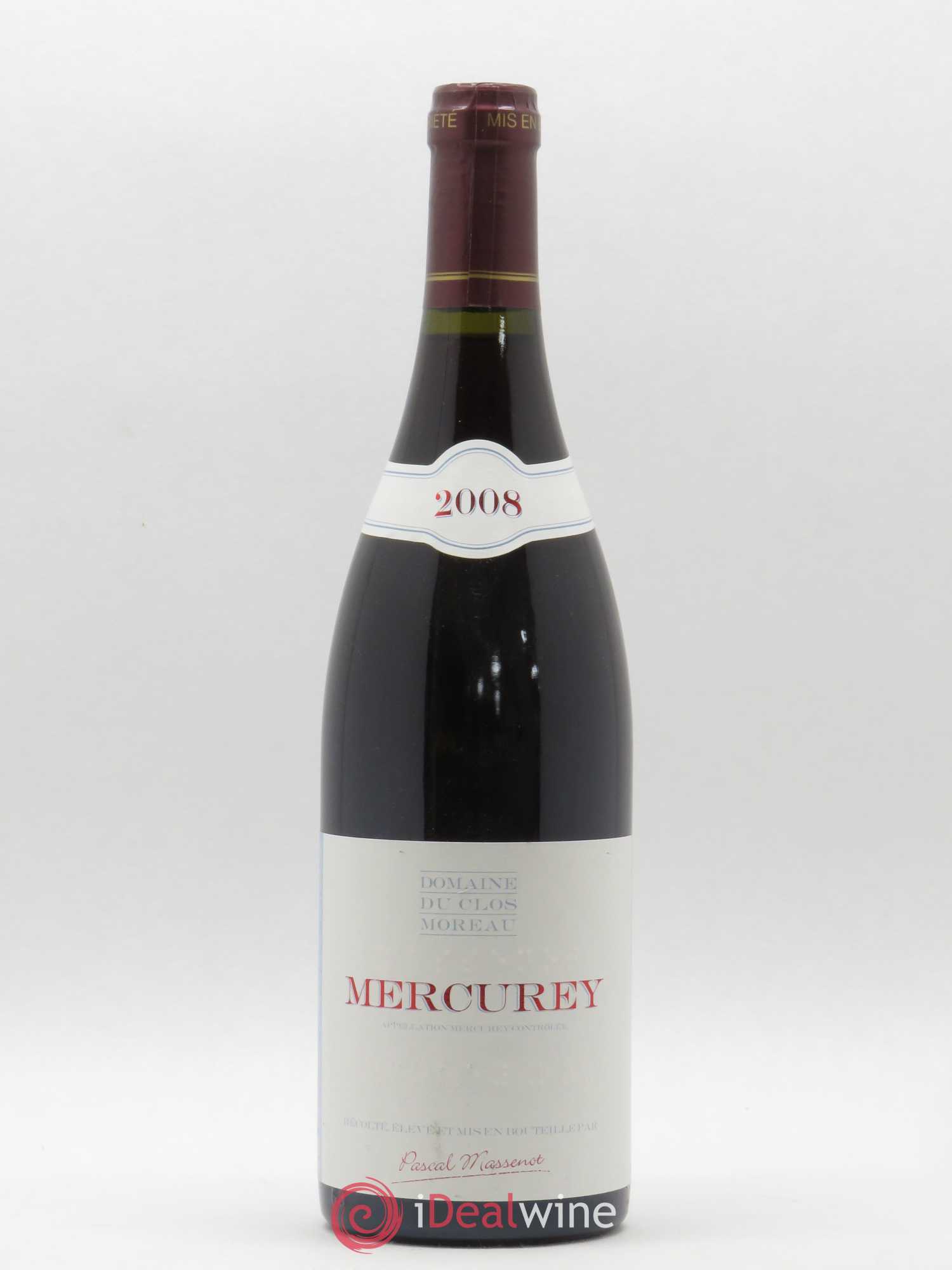 Mercurey Domaine du Clos Moreau Massenot 2008 - Posten von 1 Flasche - 0