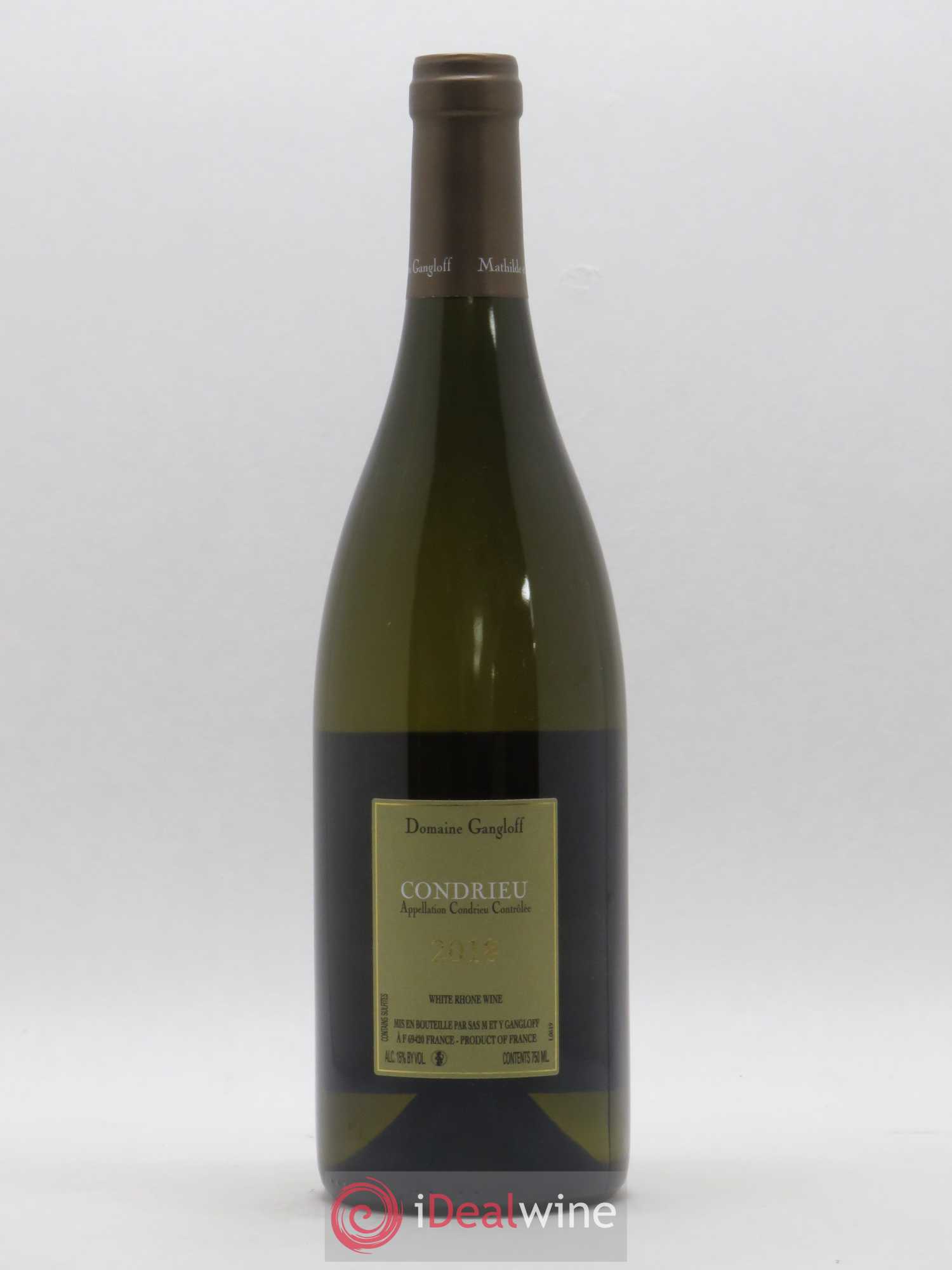 Condrieu Domaine Gangloff (Domaine) 2018 - Lot de 1 bouteille - 1