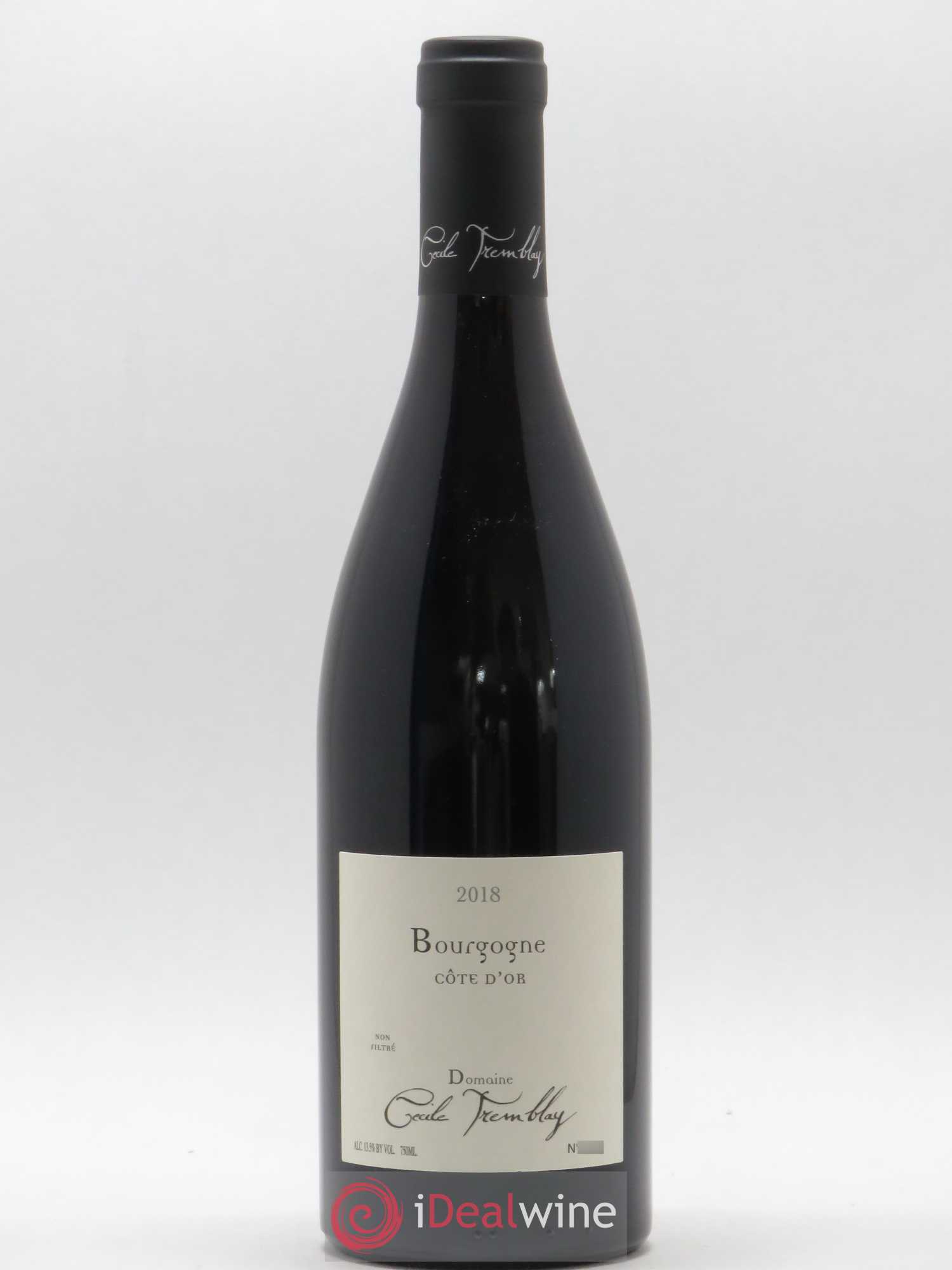 Bourgogne Côte-d'Or Cécile Tremblay 2018 - Lot de 1 bouteille - 0