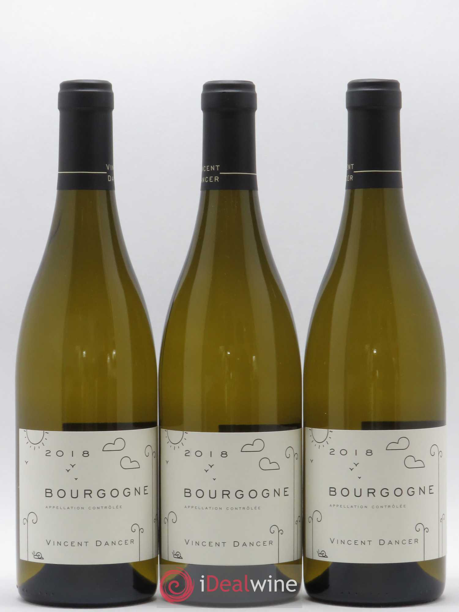Bourgogne Vincent Dancer 2018 - Lot de 3 bouteilles - 0