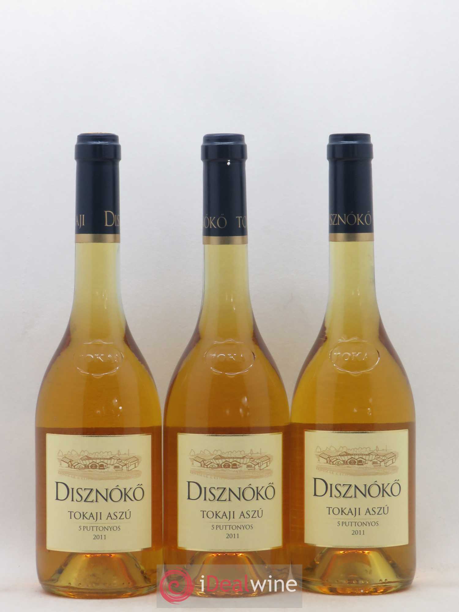Tokaji Aszu 5 Puttonyos Disznoko (Domaine) 50cl 2011 - Lotto di 3 bottiglie - 0