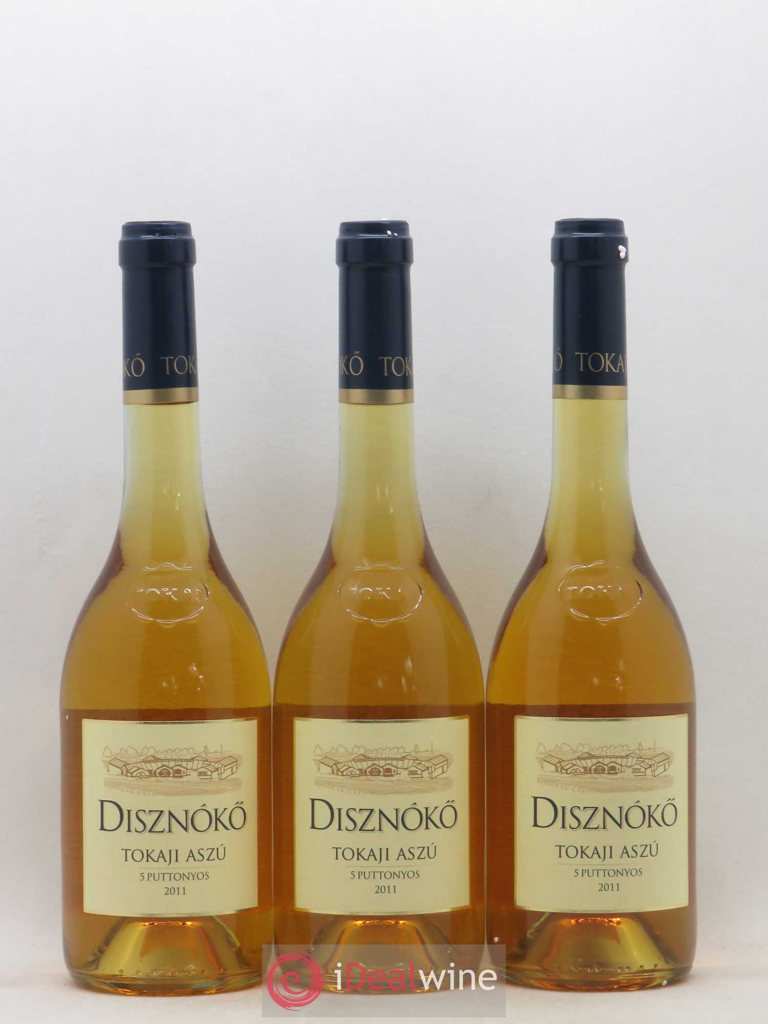 Tokaji Aszu 5 Puttonyos Disznoko (Domaine) 50cl 2011 - Lotto di 3 bottiglie - 0