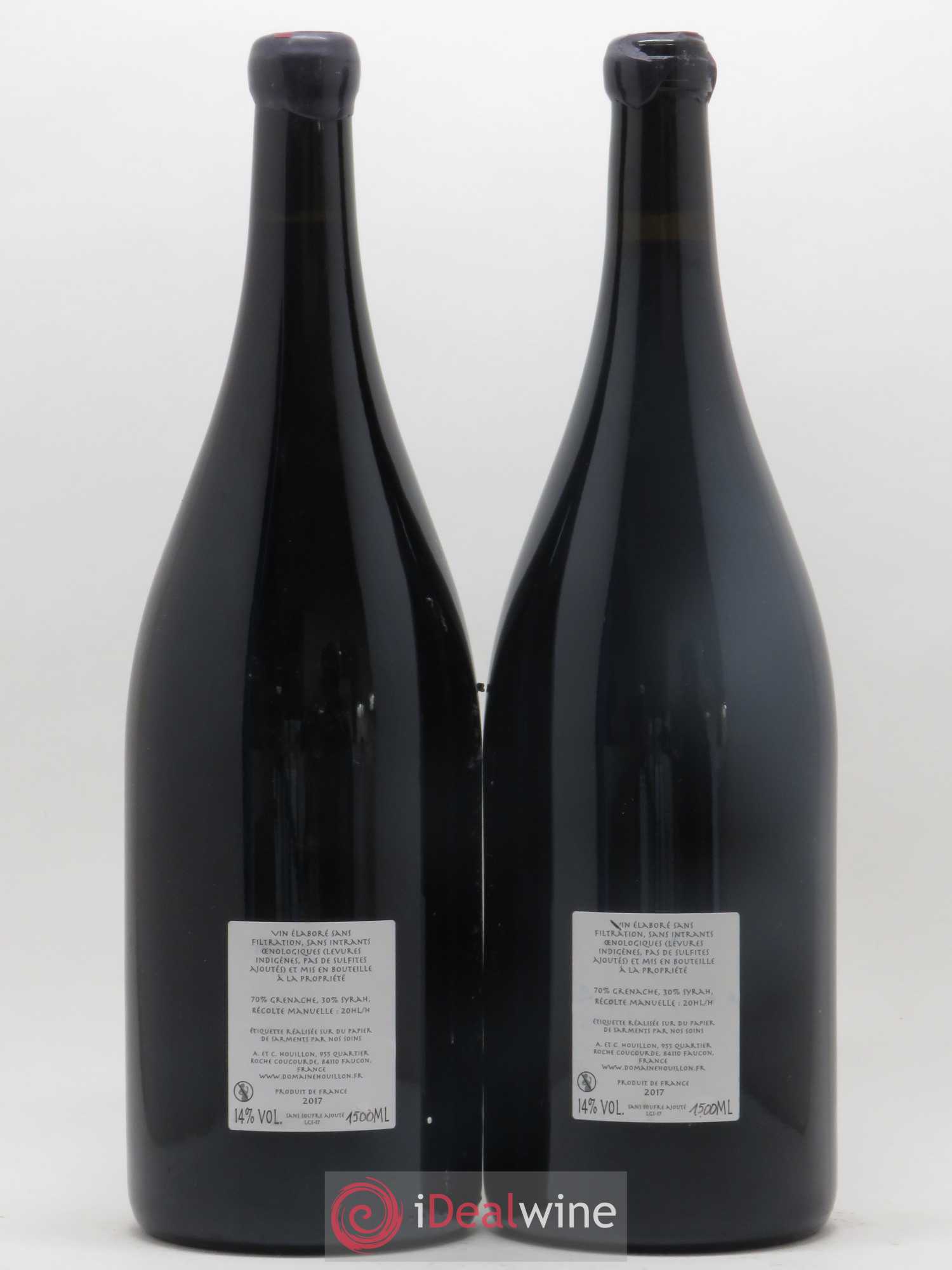 Côtes-du-Rhône Tonneaux Aurélien et Charlotte Houillon 2017 - Lot de 2 magnums - 1