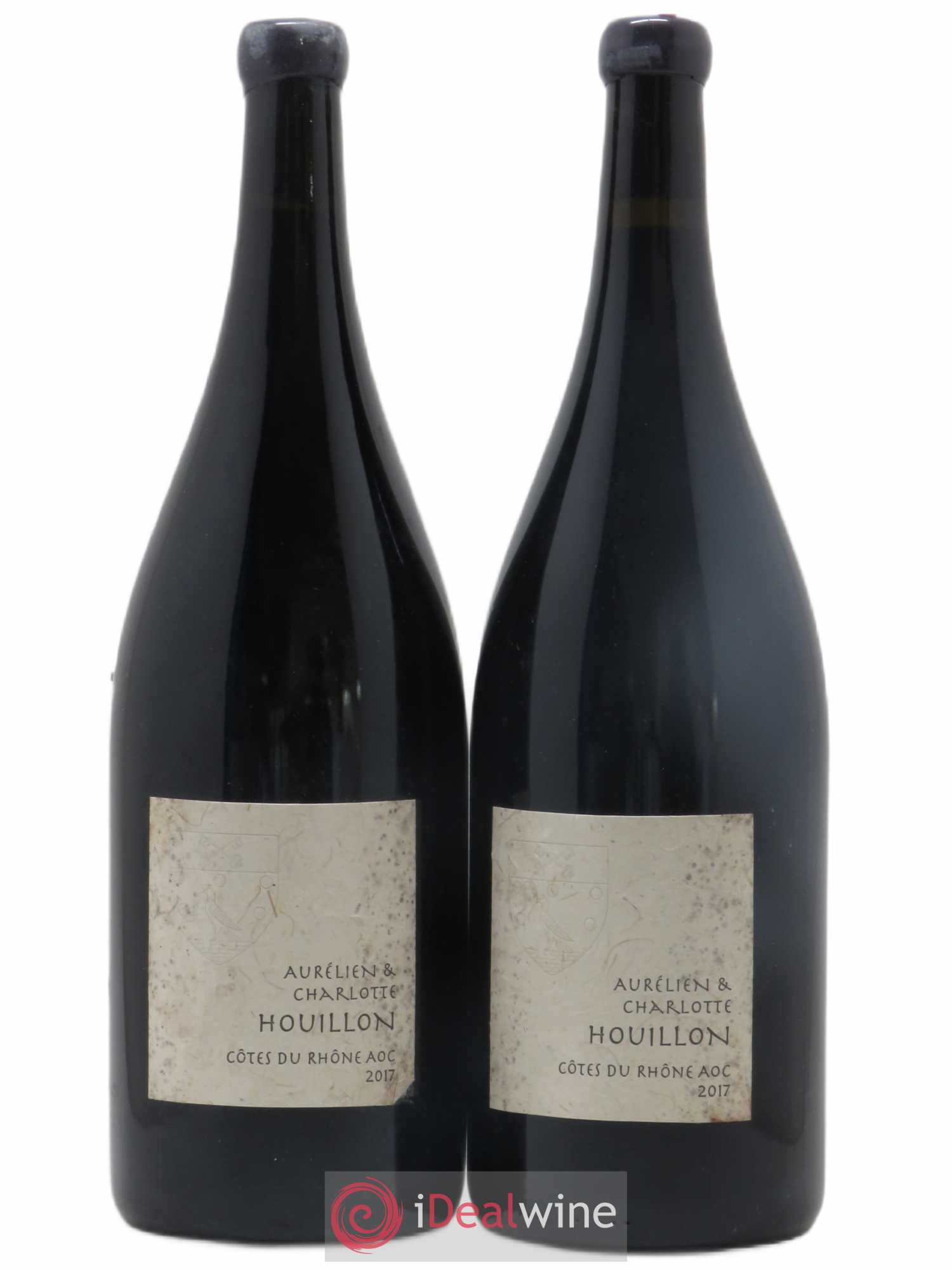 Côtes-du-Rhône Tonneaux Aurélien et Charlotte Houillon 2017 - Lot de 2 magnums - 0