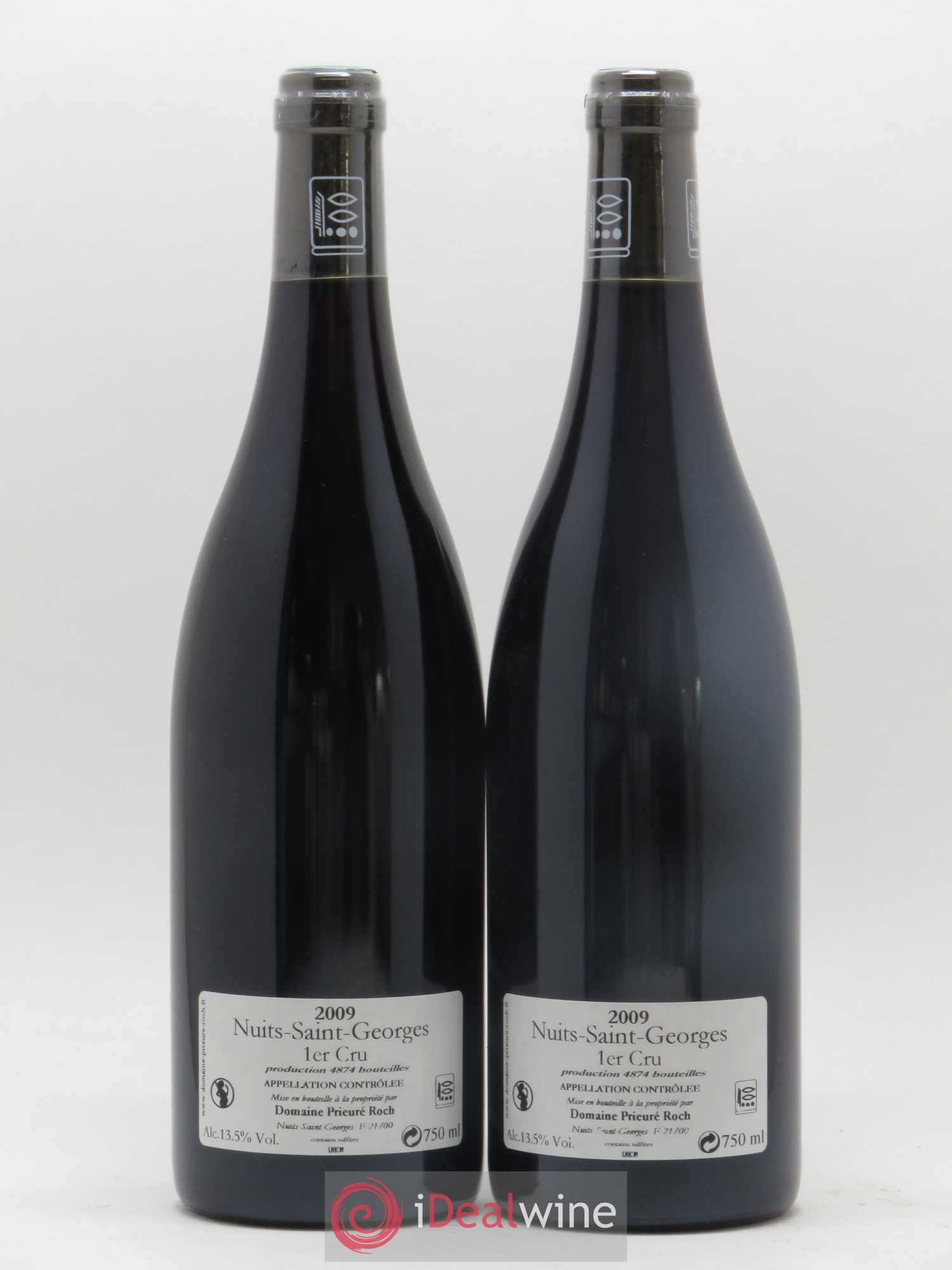 Nuits-Saint-Georges 1er Cru Prieuré Roch 2009 - Posten von 2 Flaschen - 1
