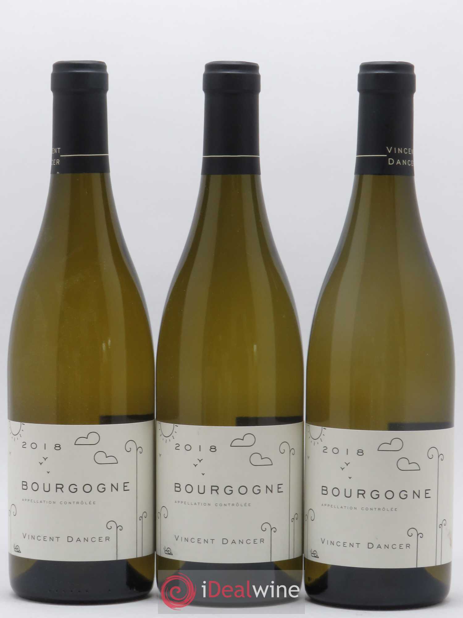 Bourgogne Vincent Dancer 2018 - Lot de 3 bouteilles - 0