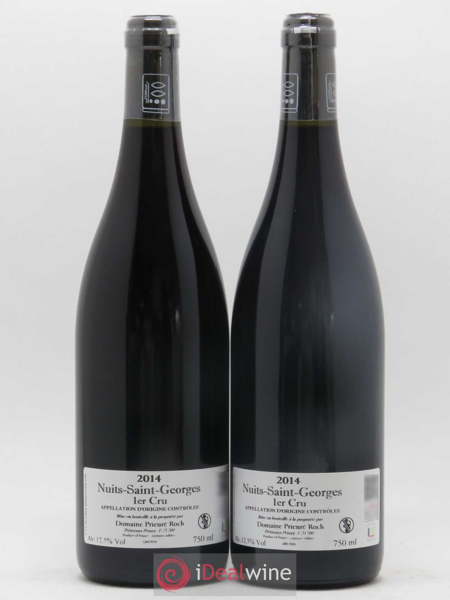 Nuits-Saint-Georges 1er Cru Vieilles Vignes Prieuré Roch 2014 - Lot de 2 bouteilles - 1