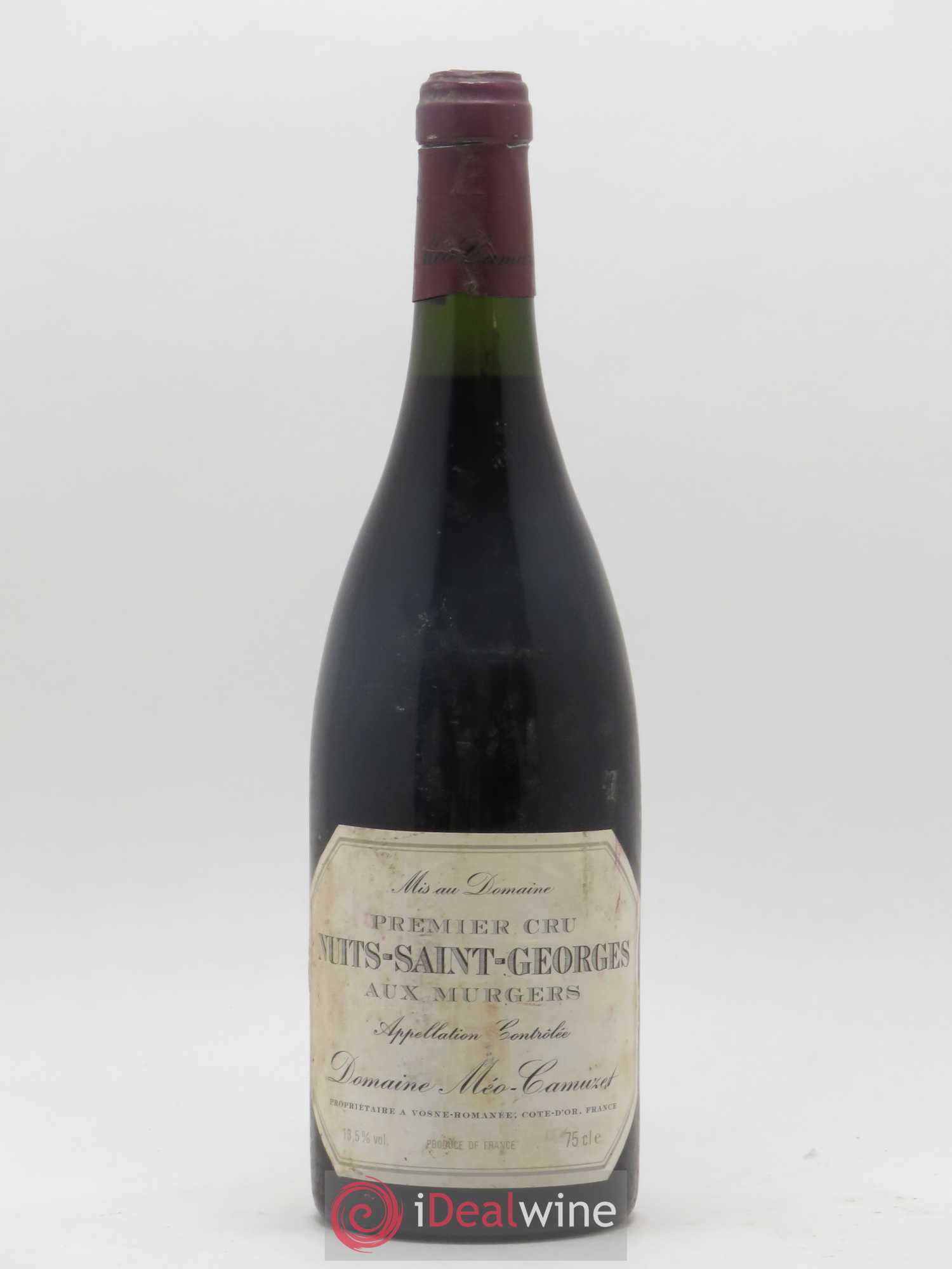 Nuits-Saint-Georges 1er Cru Aux Murgers Méo-Camuzet (Domaine) 1989 - Lot de 1 bouteille - 0