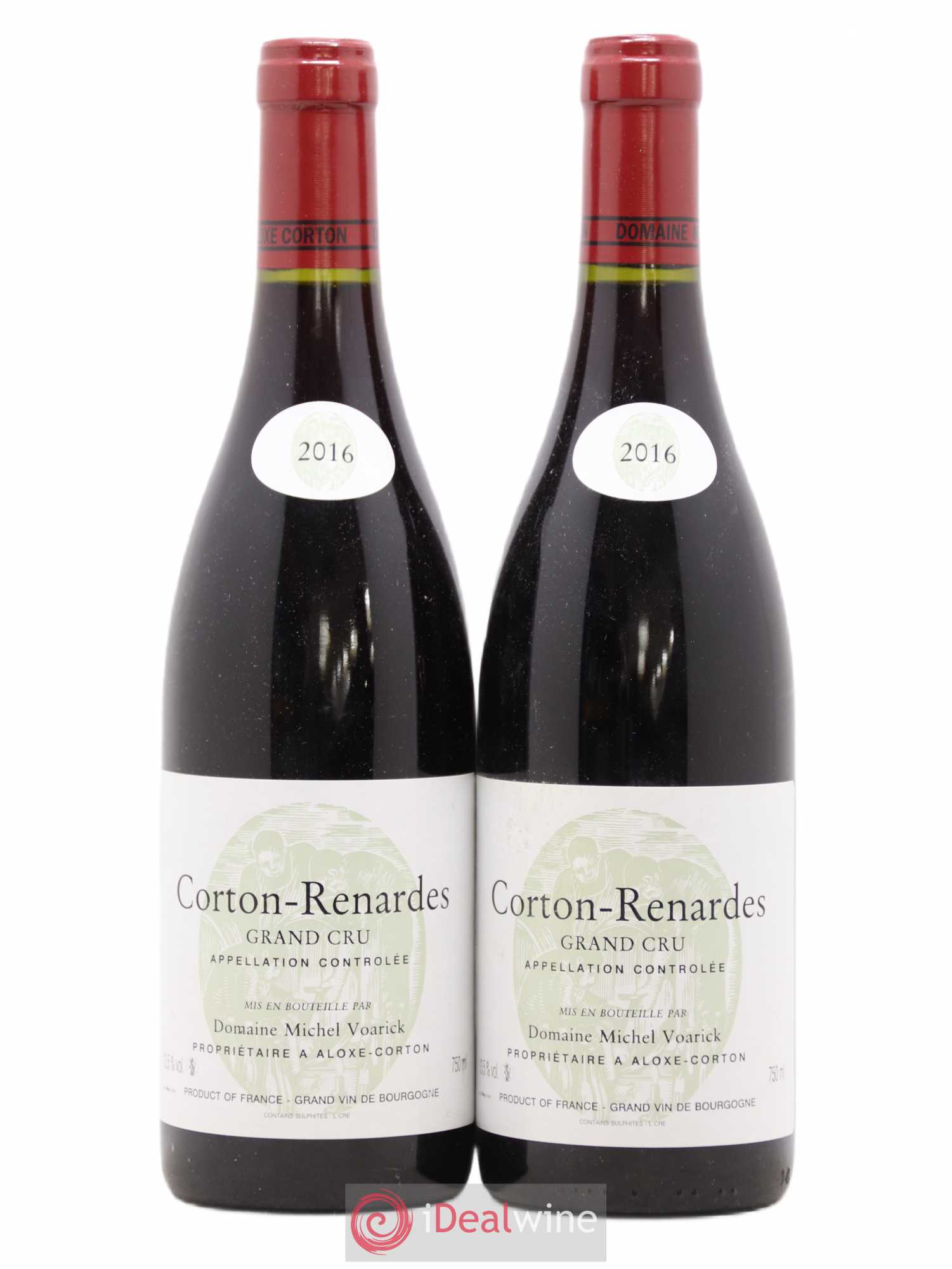 Corton Grand Cru Renardes Domaine Voarick 2016 - Lot de 2 bouteilles - 0