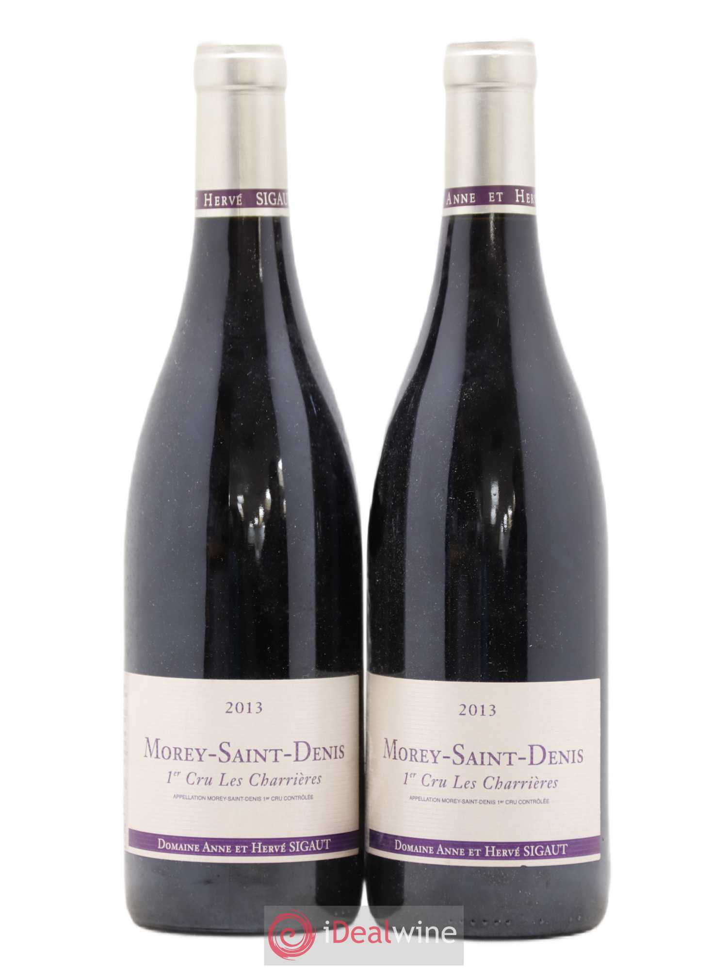 Morey-Saint-Denis 1er Cru Les Charrieres Domaine Sigaut 2013 - Posten von 2 Flaschen - 0