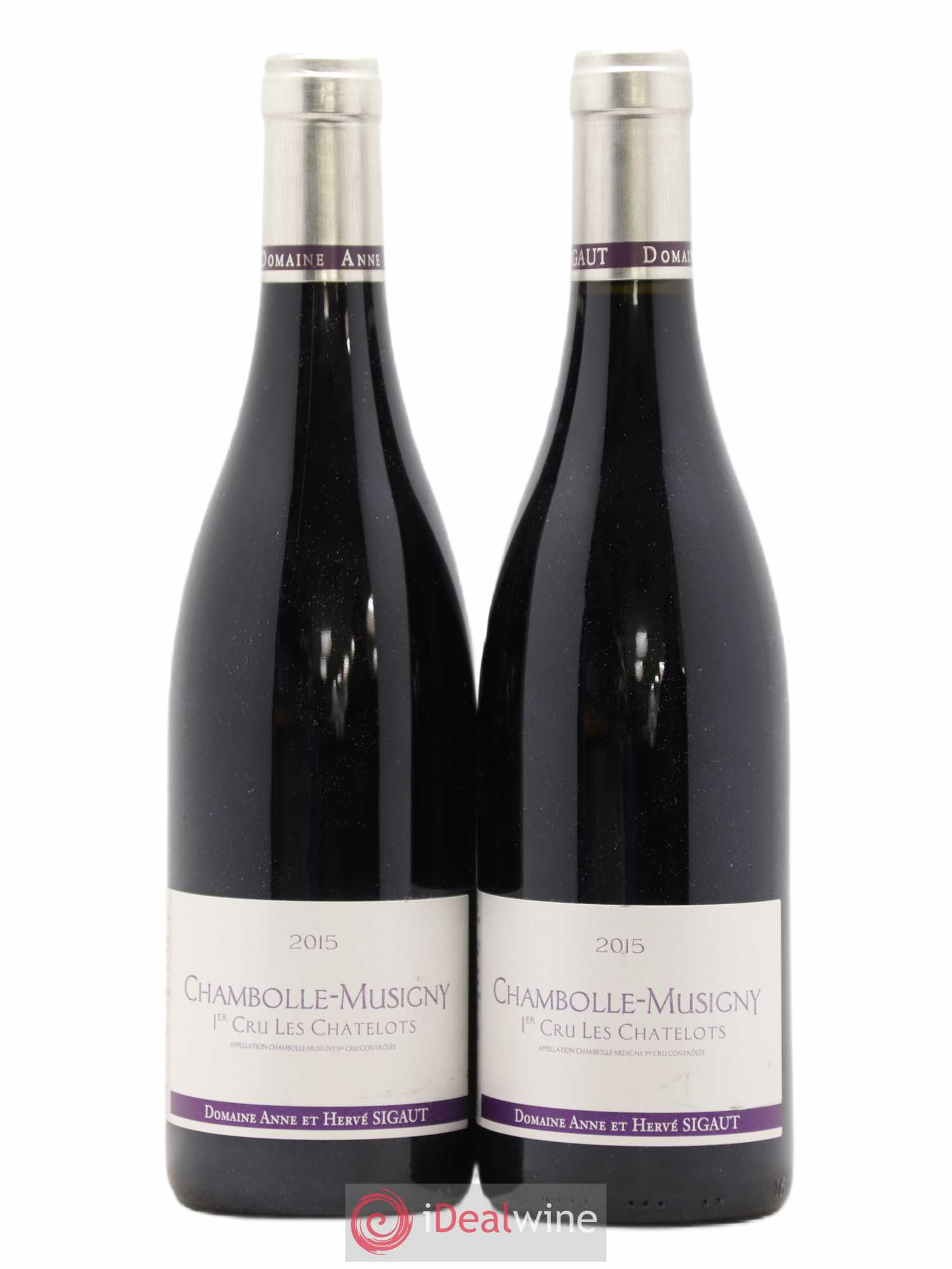 Chambolle-Musigny 1er Cru Les Chatelots Anne et Hervé Sigaut (Domaine) 2015 - Lot de 2 bouteilles - 0