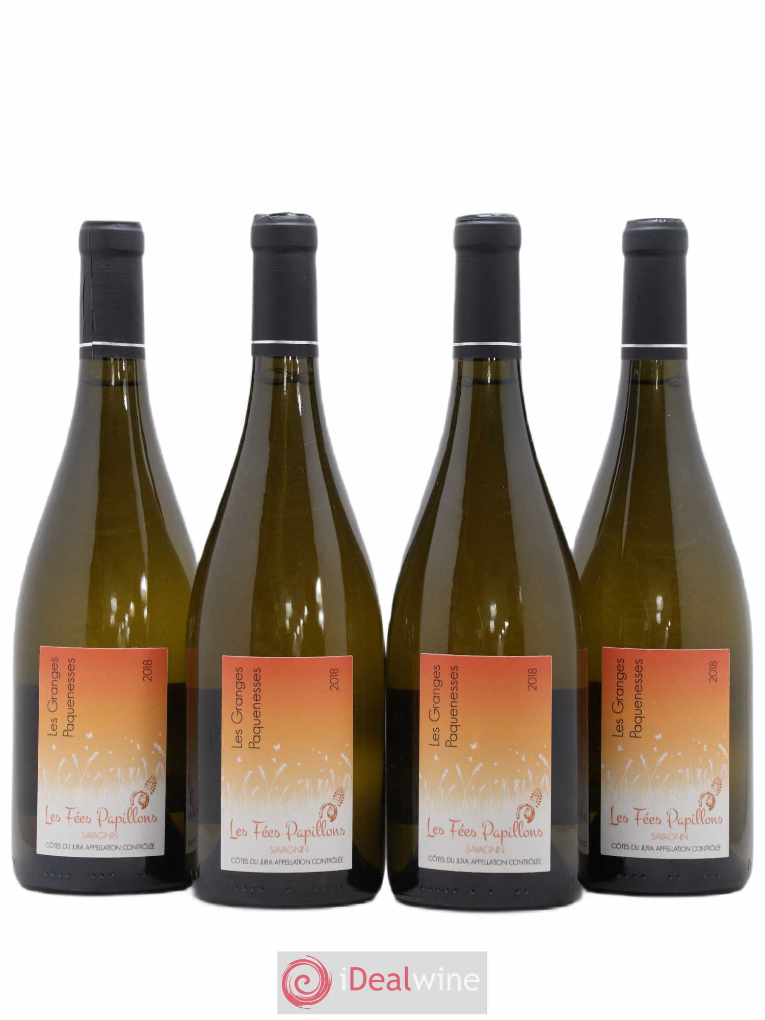 Côtes du Jura Les Fées Papillon Les Granges Paquenesses 2018 - Posten von 4 Flaschen - 0