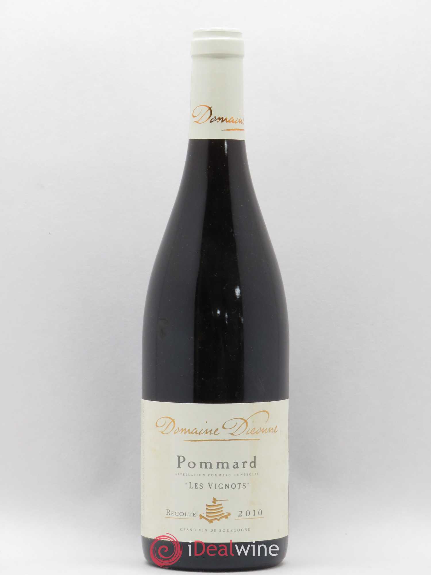 Pommard Les Vignots Diconne 2010 - Posten von 1 Flasche - 0