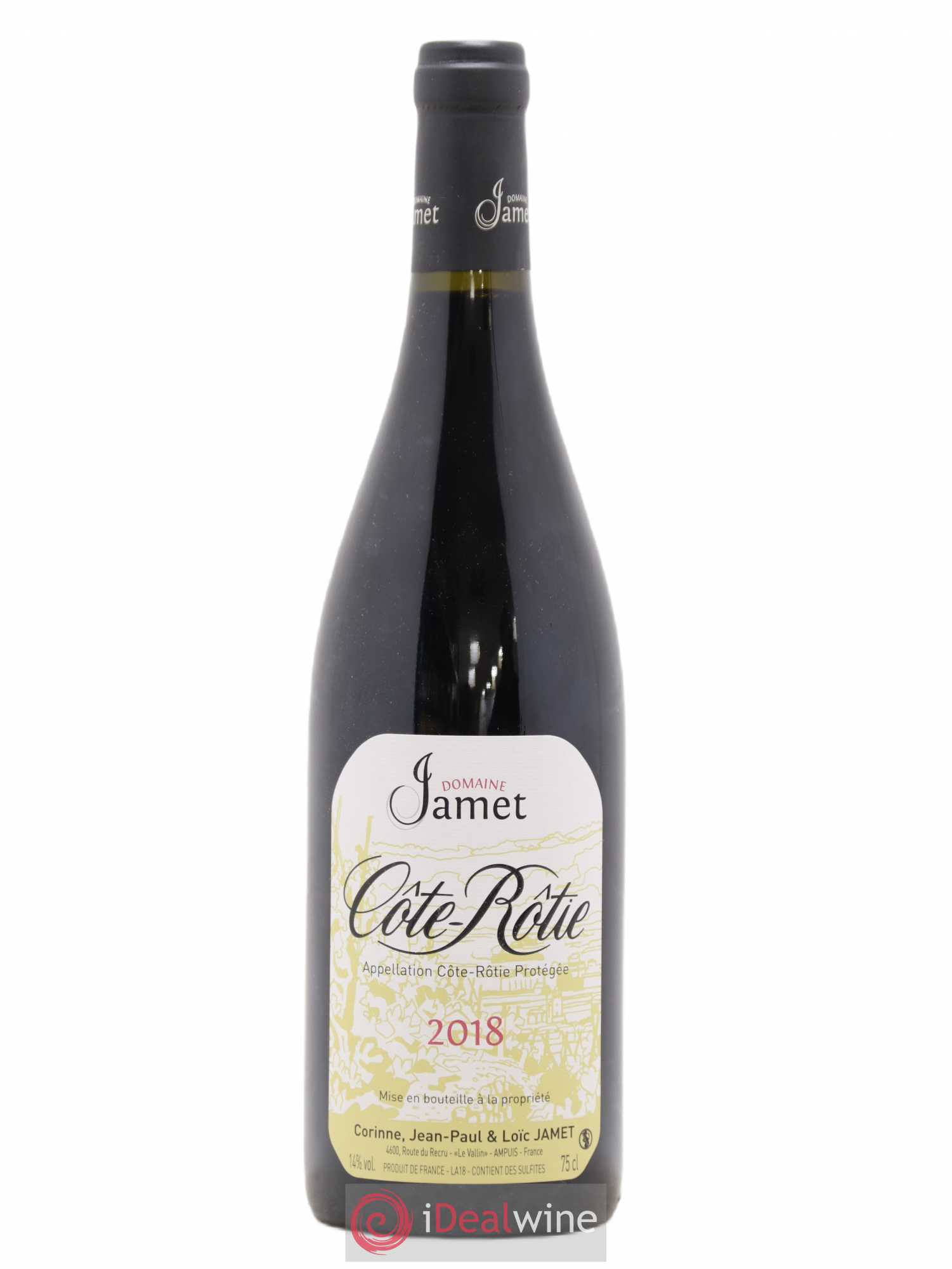 Côte-Rôtie Jamet (Domaine) 2018 - Lot de 1 bouteille - 0