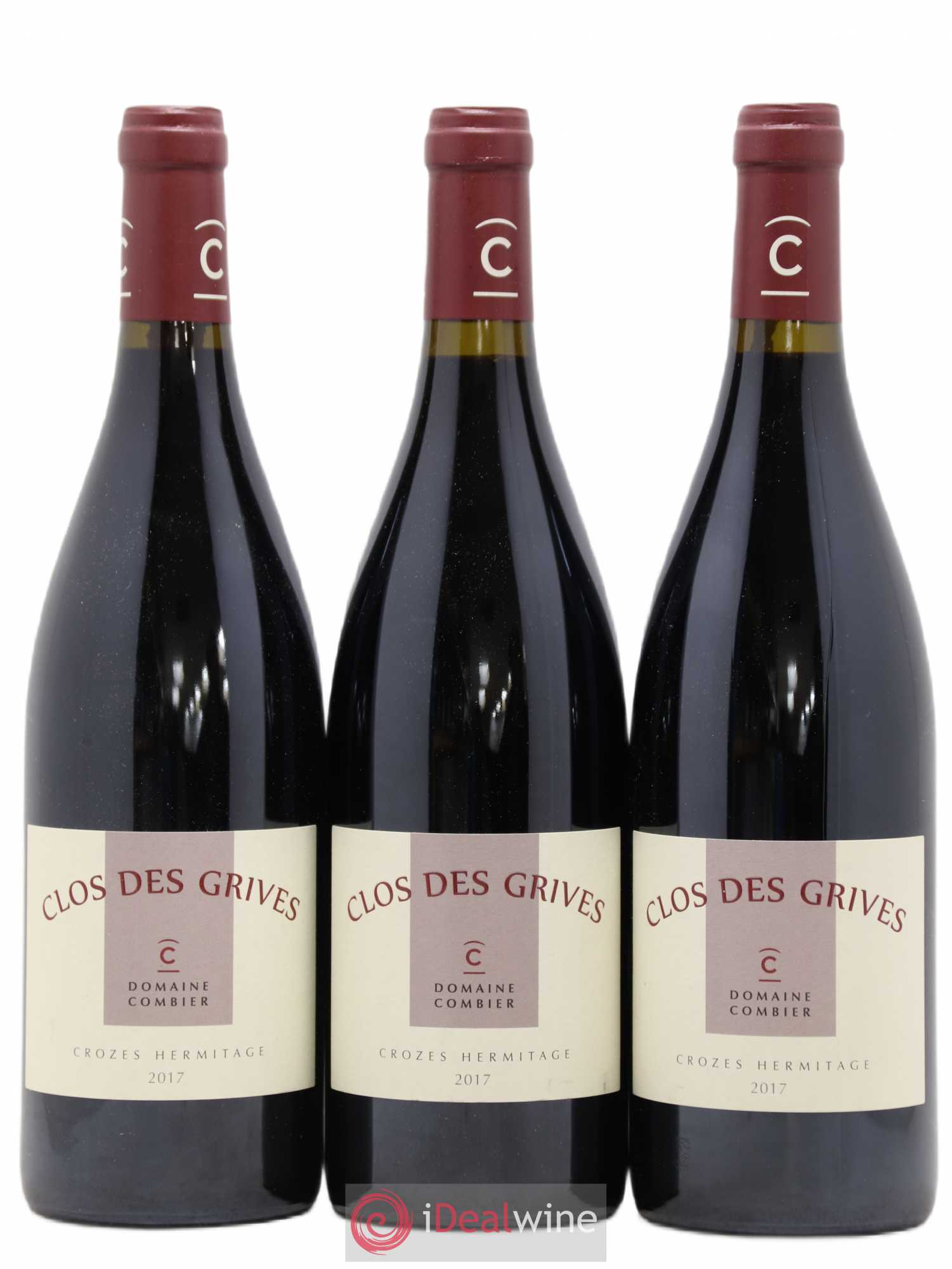 Crozes-Hermitage Clos des Grives Combier 2017 - Lot de 3 bouteilles - 0