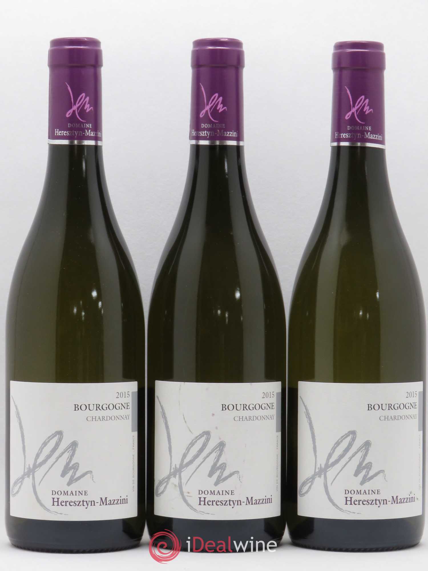 Bourgogne Chardonnay Heresztyn Mazzini 2015 - Posten von 3 Flaschen - 0
