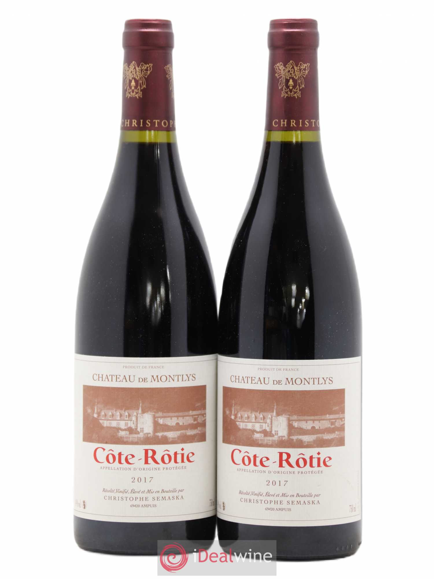 Côte-Rôtie Montlys Semaska 2017 - Lot de 2 bouteilles - 0