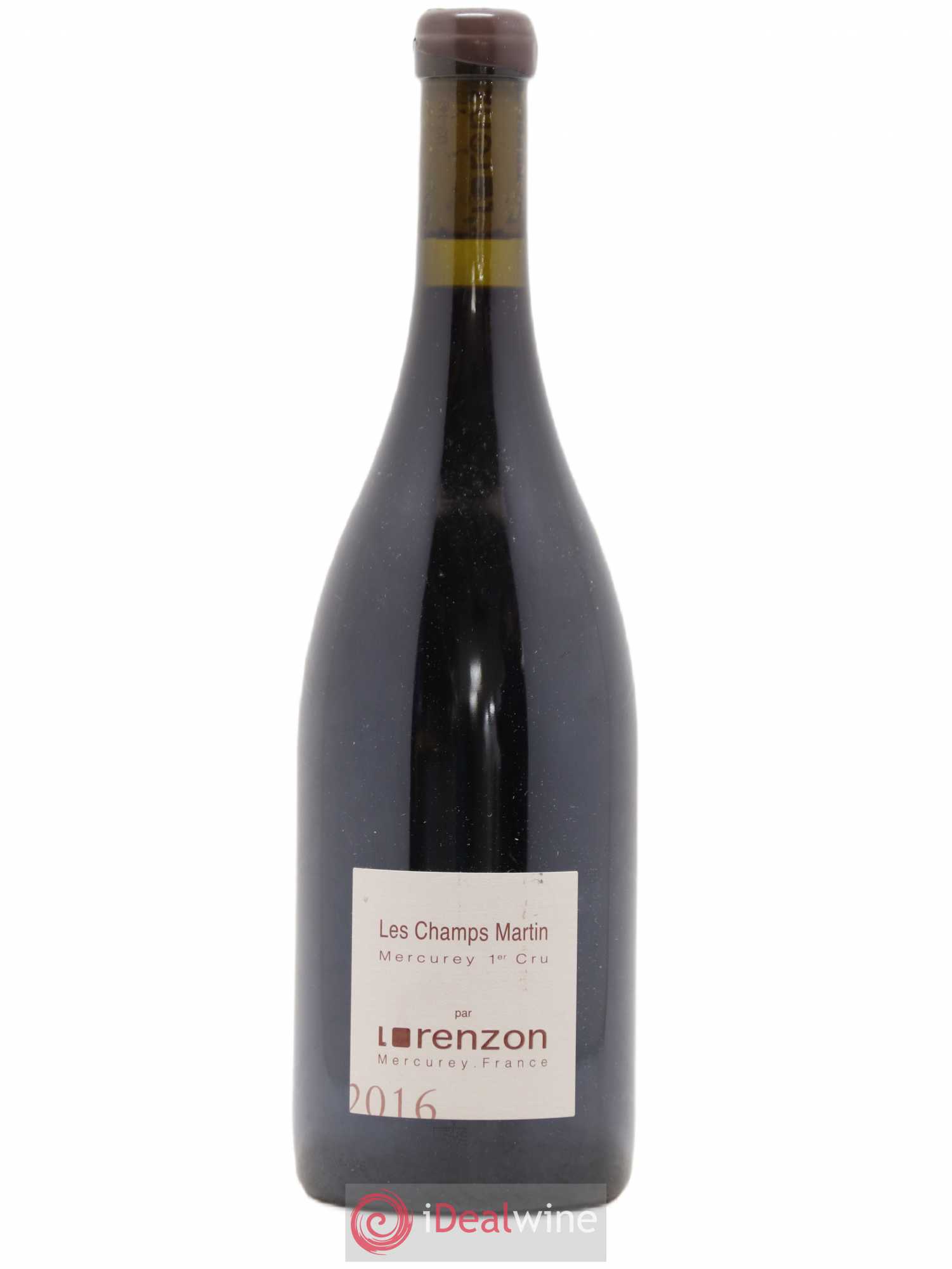 Mercurey 1er Cru Les Champs Martin Bruno Lorenzon 2016 - Lot de 1 bouteille - 0