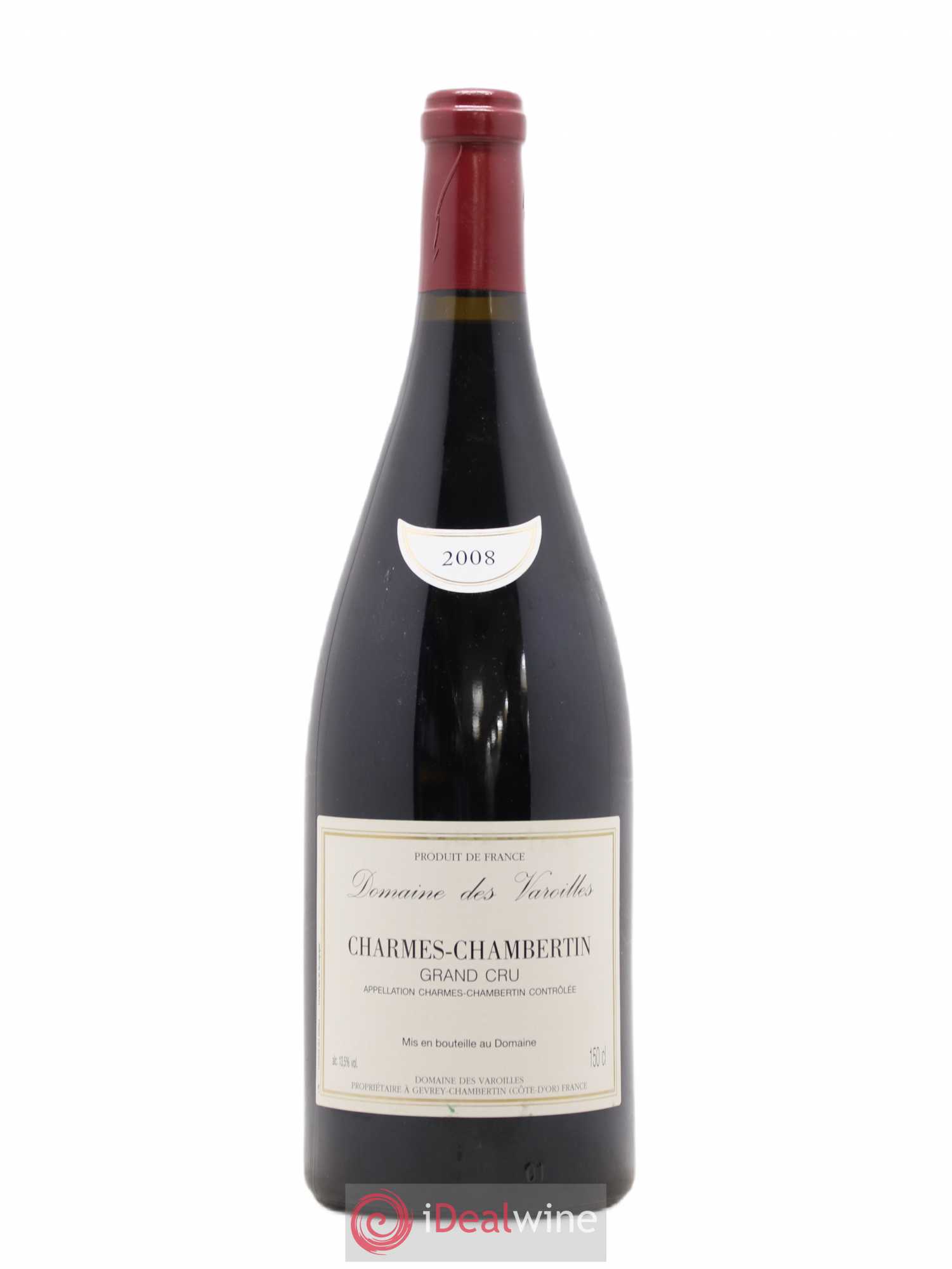 Charmes-Chambertin Grand Cru Varoilles (Domaine des) 2008 - Lot de 1 magnum - 0