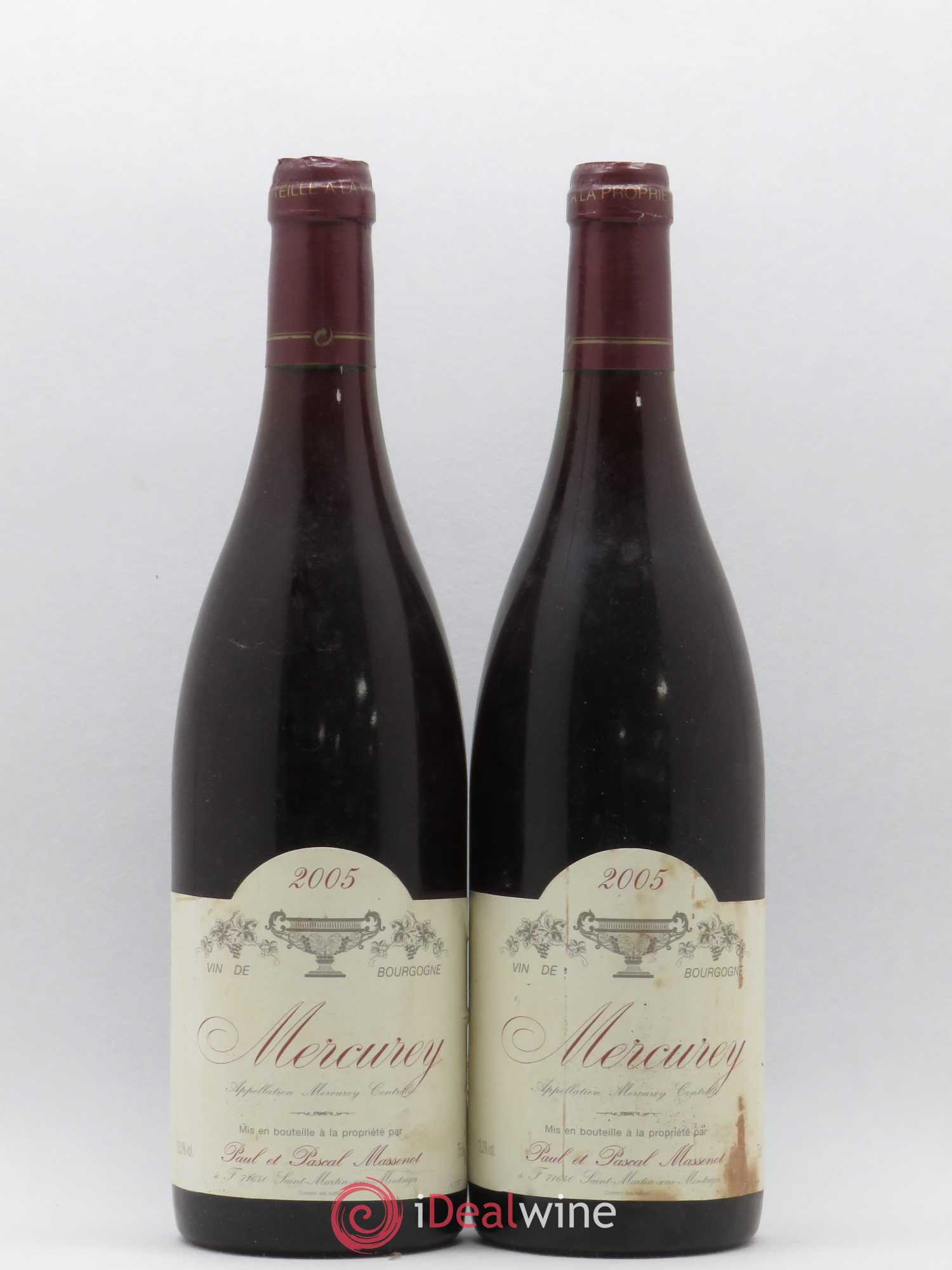 Mercurey Massenot 2005 - Posten von 2 Flaschen - 0