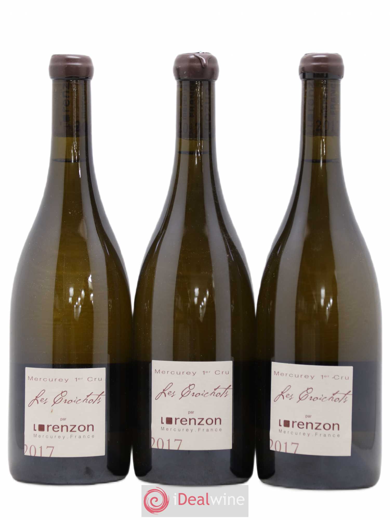 Mercurey 1er Cru Croichots Lorenzon 2017 - Posten von 3 Flaschen - 0