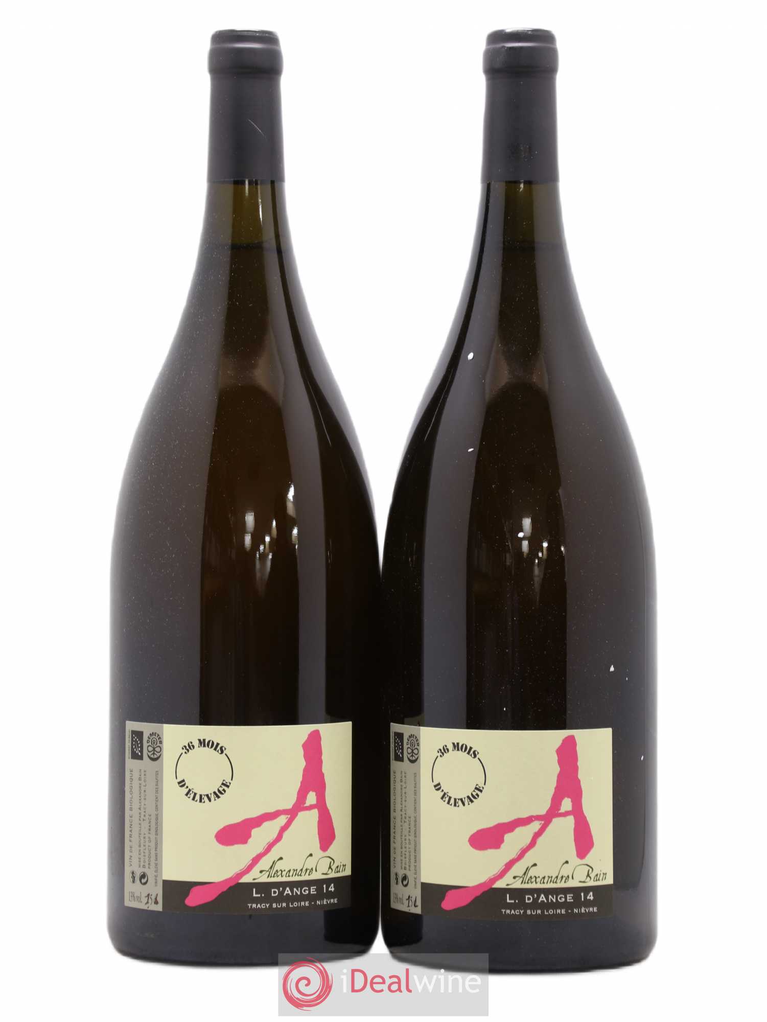 Vin de France L d'Ange 36 mois d'élevage Alexandre Bain 2014 - Posten von 2 Magnum - 0