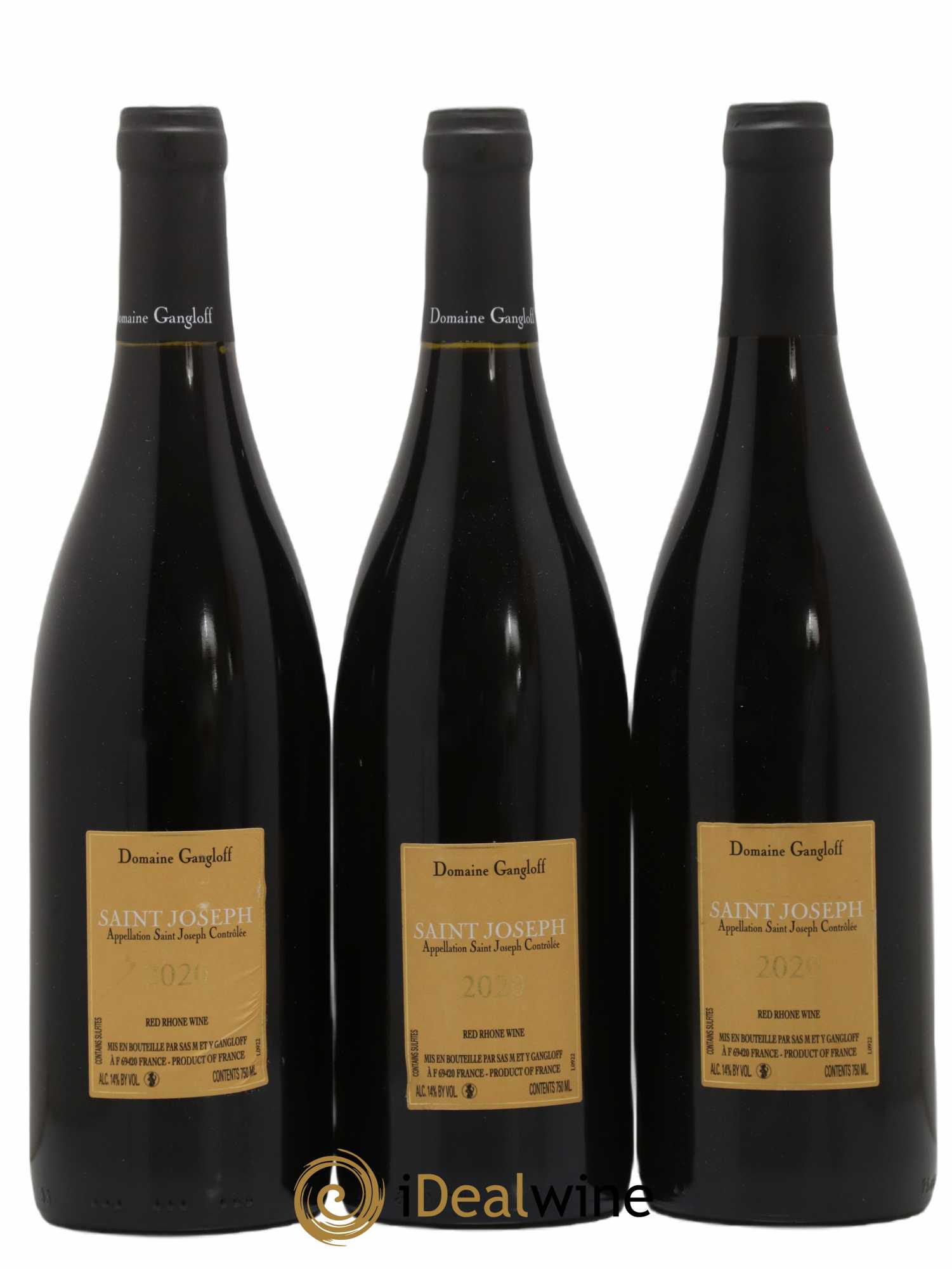 Saint-Joseph Gangloff (Domaine) 2020 - Lot of 3 bottles - 1
