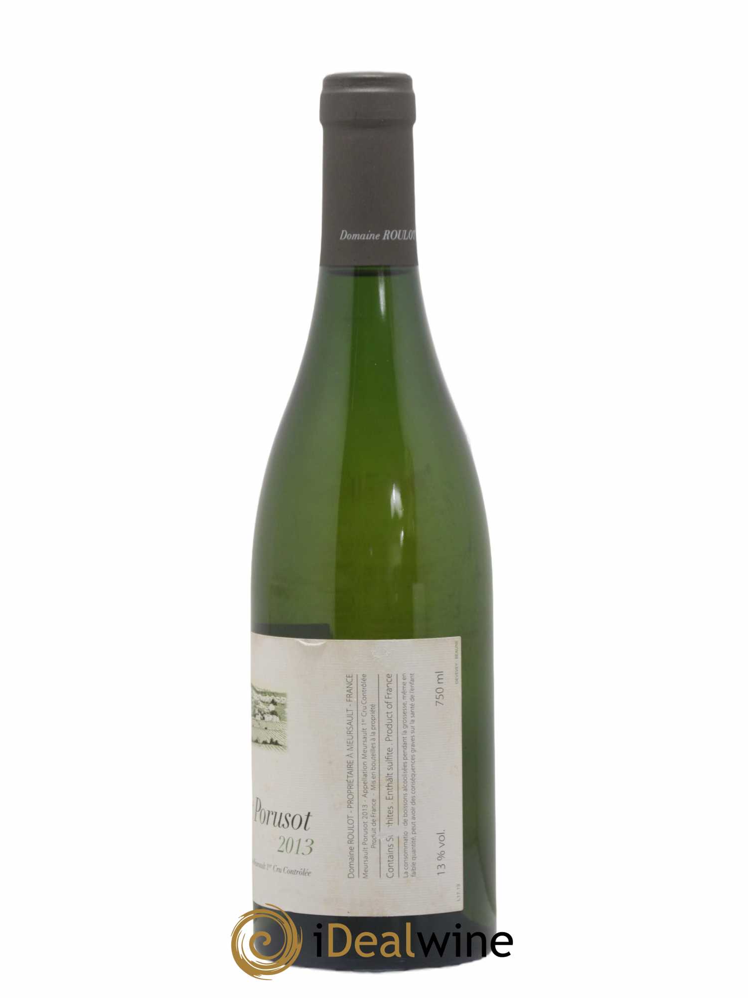 Meursault 1er Cru Le Porusot Roulot (Domaine) 2013 - Lot de 1 bouteille - 1