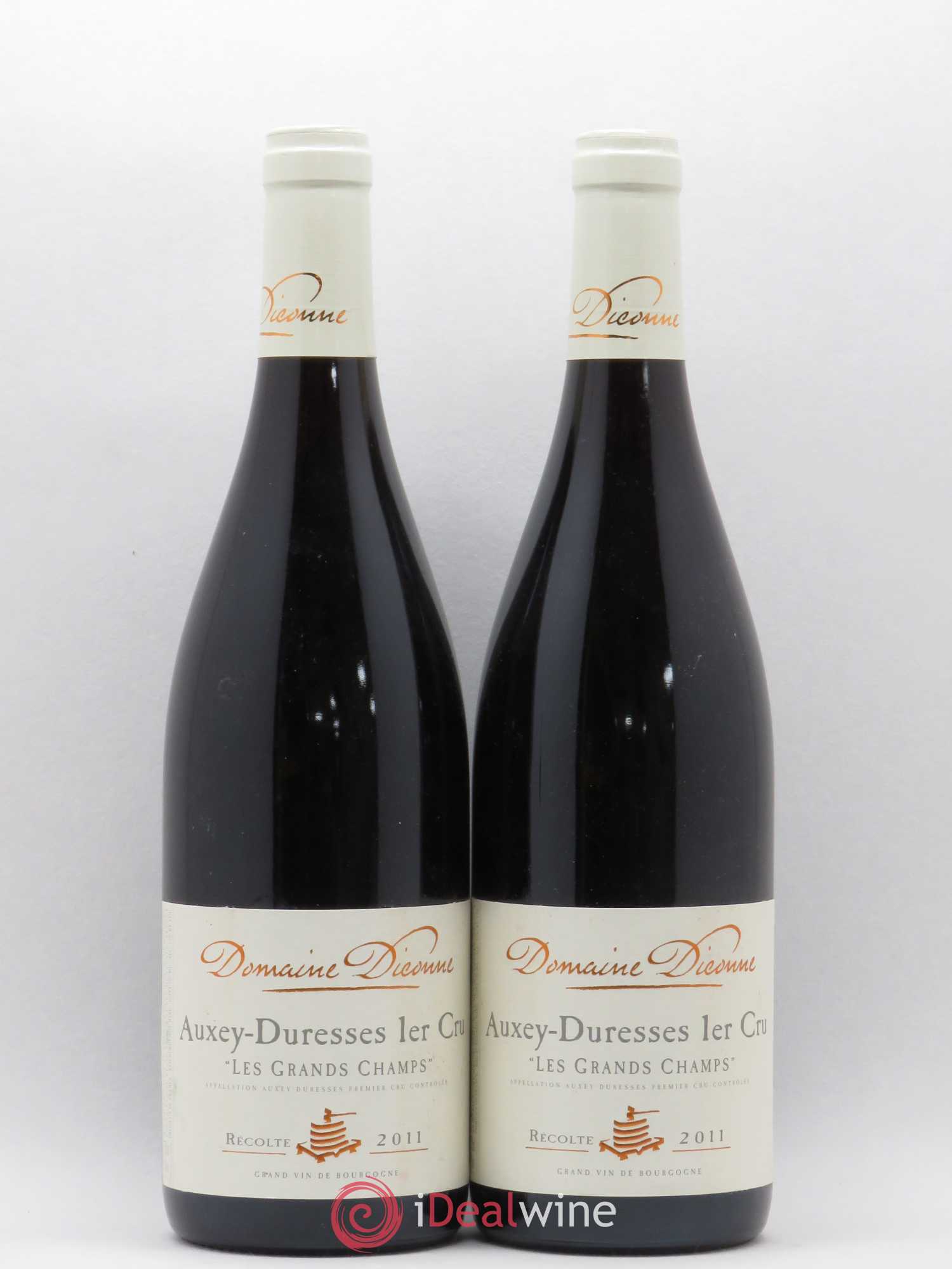 Auxey-Duresses 1er Cru Les Grands Champs Diconne 2011 - Lot de 2 bouteilles - 0