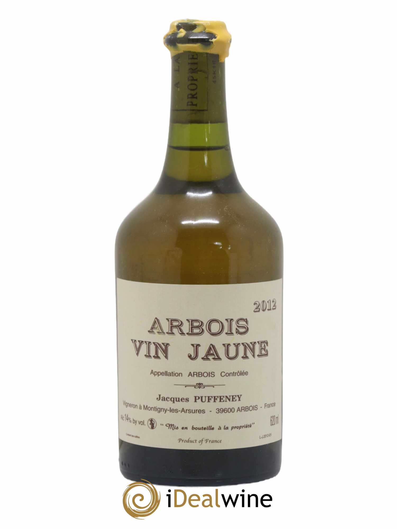 Arbois Vin Jaune Jacques Puffeney 2012 - Lot de 1 bouteille - 0