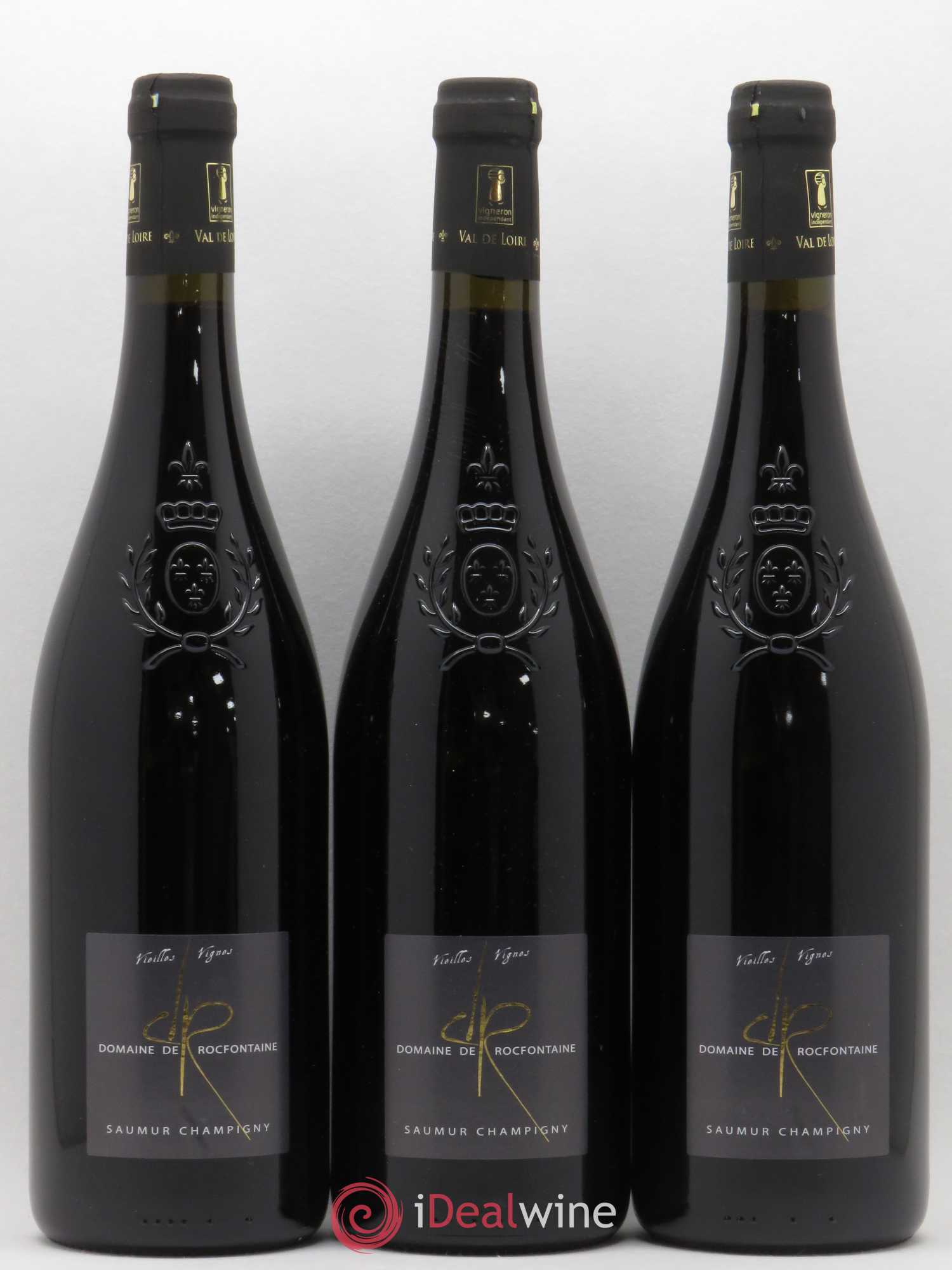 Saumur-Champigny Vieilles Vignes Domaine de Rocfontaine (sans prix de réserve) 2017 - Posten von 3 Flaschen - 0