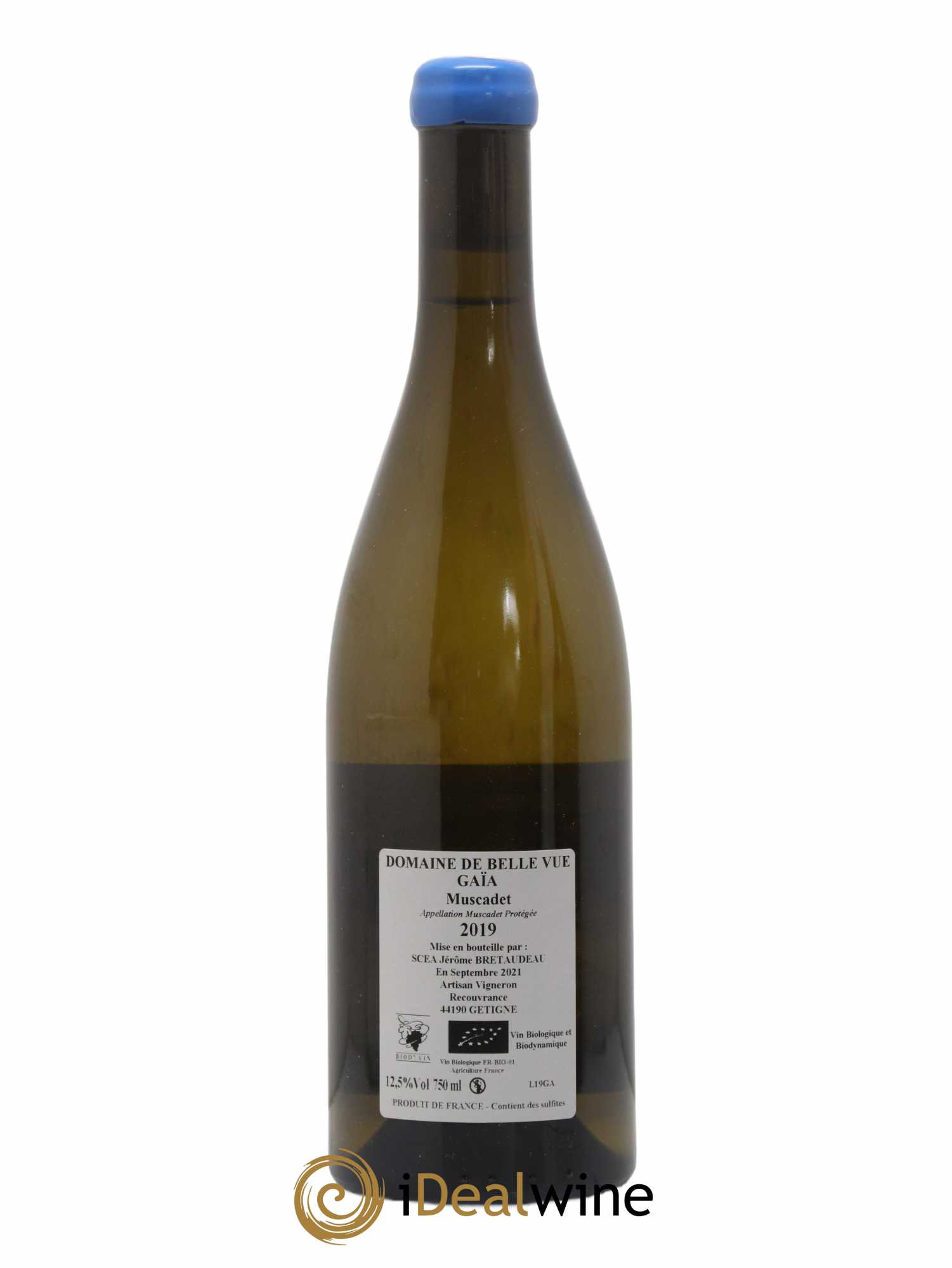 Muscadet-Sèvre-et-Maine Gaia Jérôme Bretaudeau - Domaine de Bellevue 2019 - Lot de 1 bouteille - 1