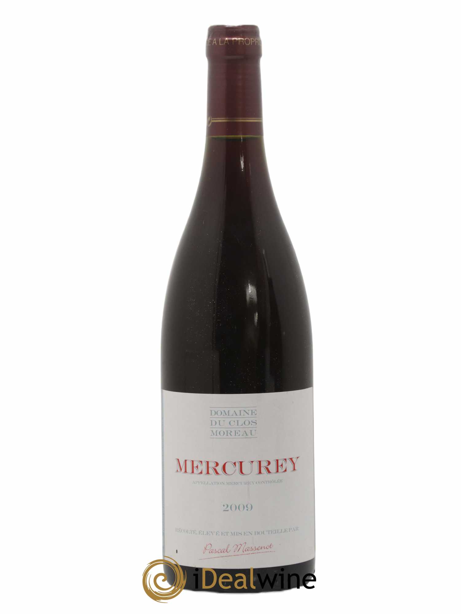 Mercurey Domaine du Clos Moreau Pascal Massenot 2009 - Lot de 1 bouteille - 0