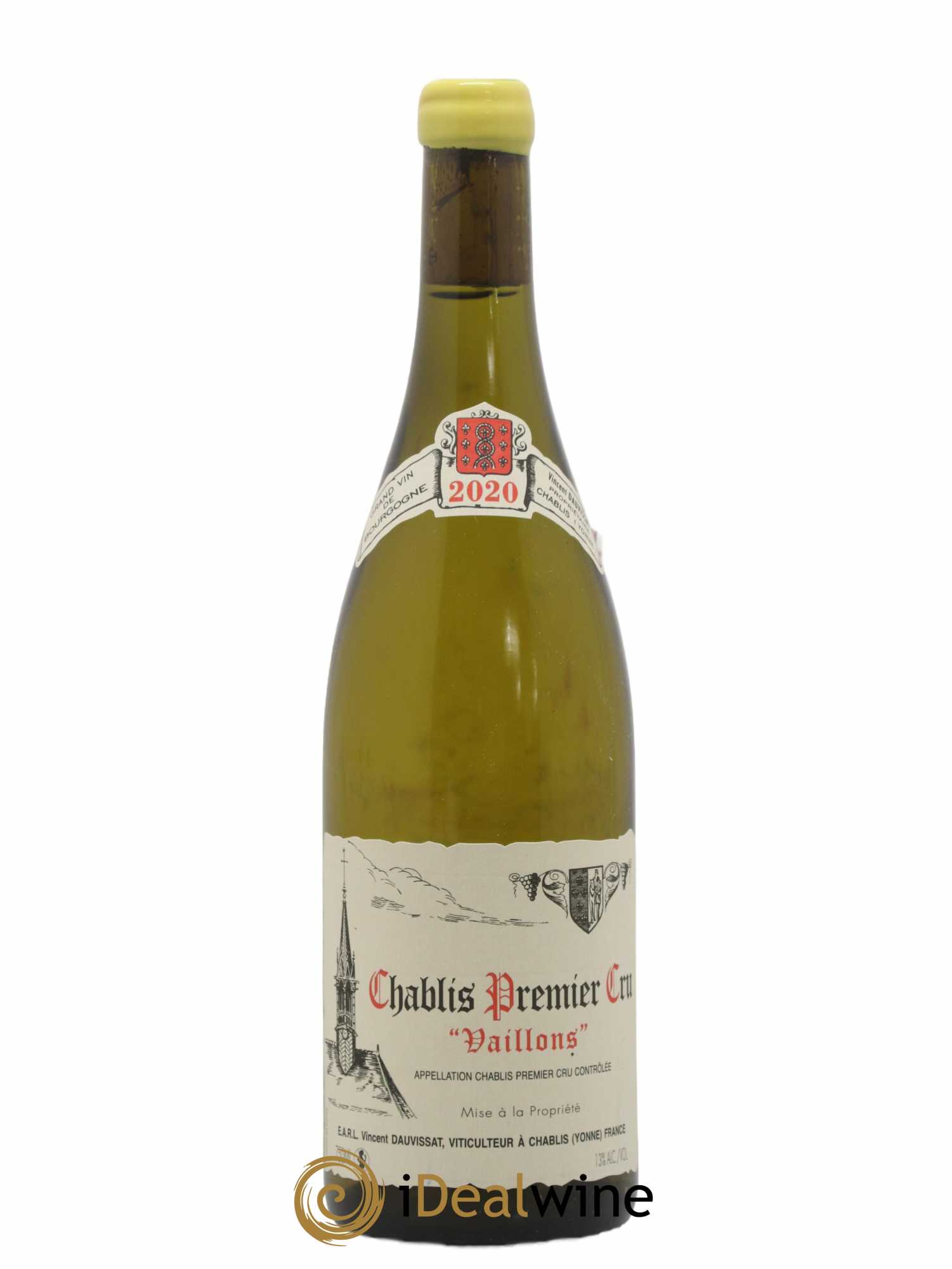 Chablis 1er Cru Vaillons Vincent Dauvissat (Domaine) 2020 - Lot de 1 bouteille - 0
