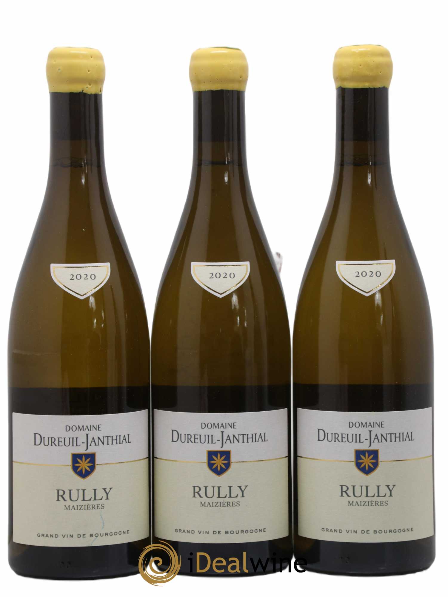 Rully Maizières Vincent Dureuil-Janthial 2020 - Lot de 3 bouteilles - 0