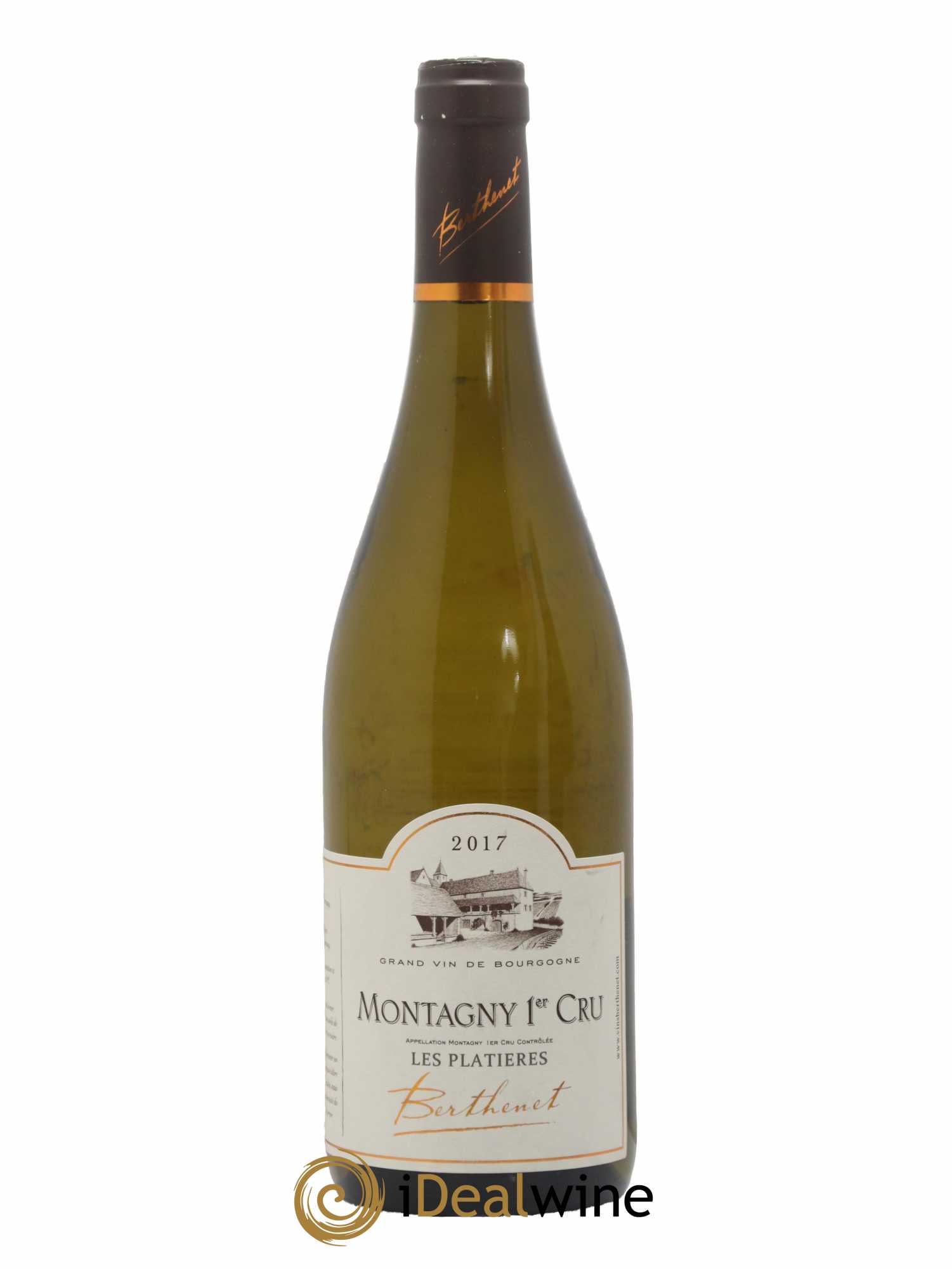 Montagny 1er Cru Les Platieres Domaine Berthenet 2017 - Lot de 1 bouteille - 0