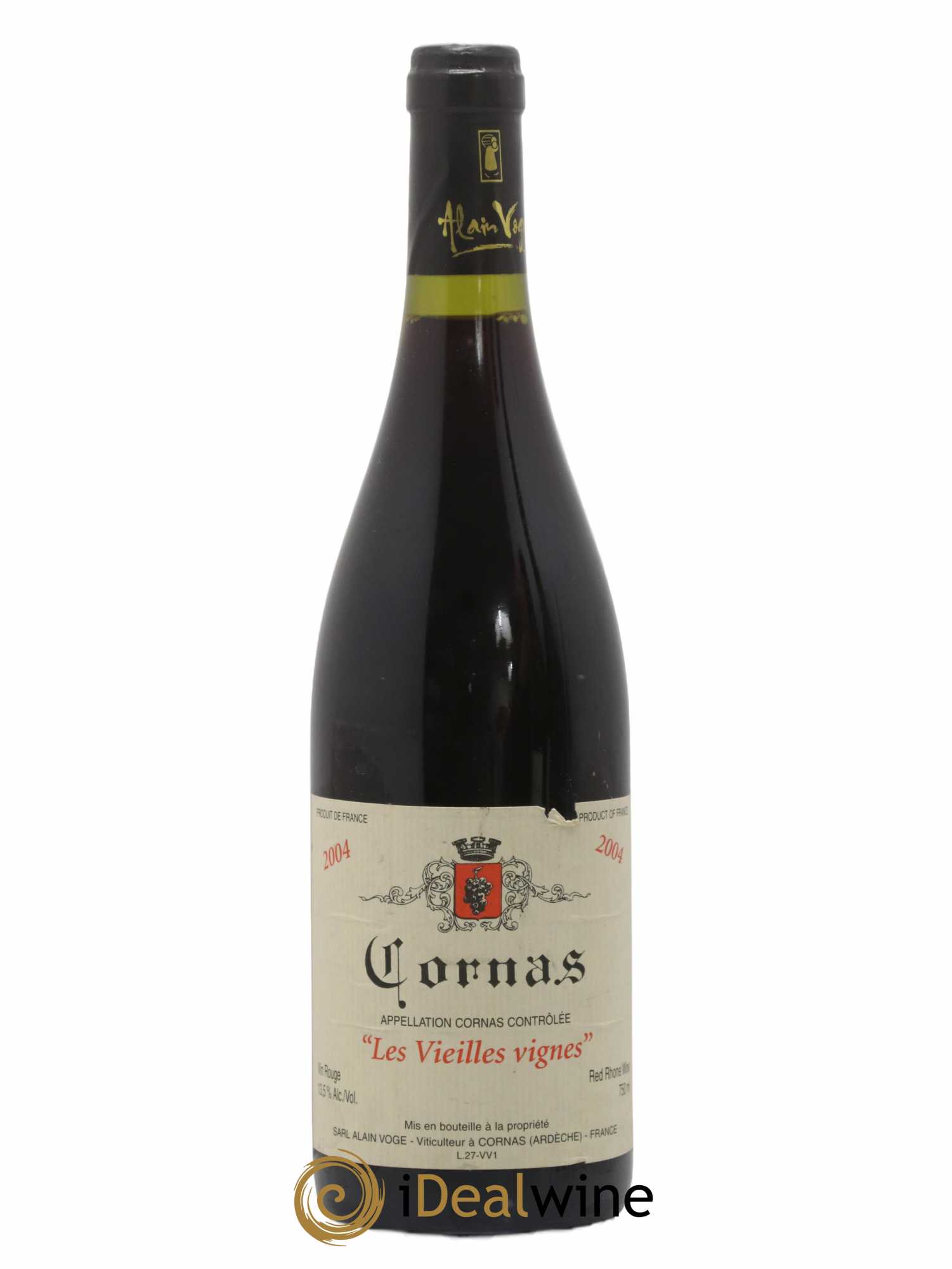 Cornas Les Vieilles Vignes Alain Voge (Domaine) 2004 - Lot of 1 bottle - 0