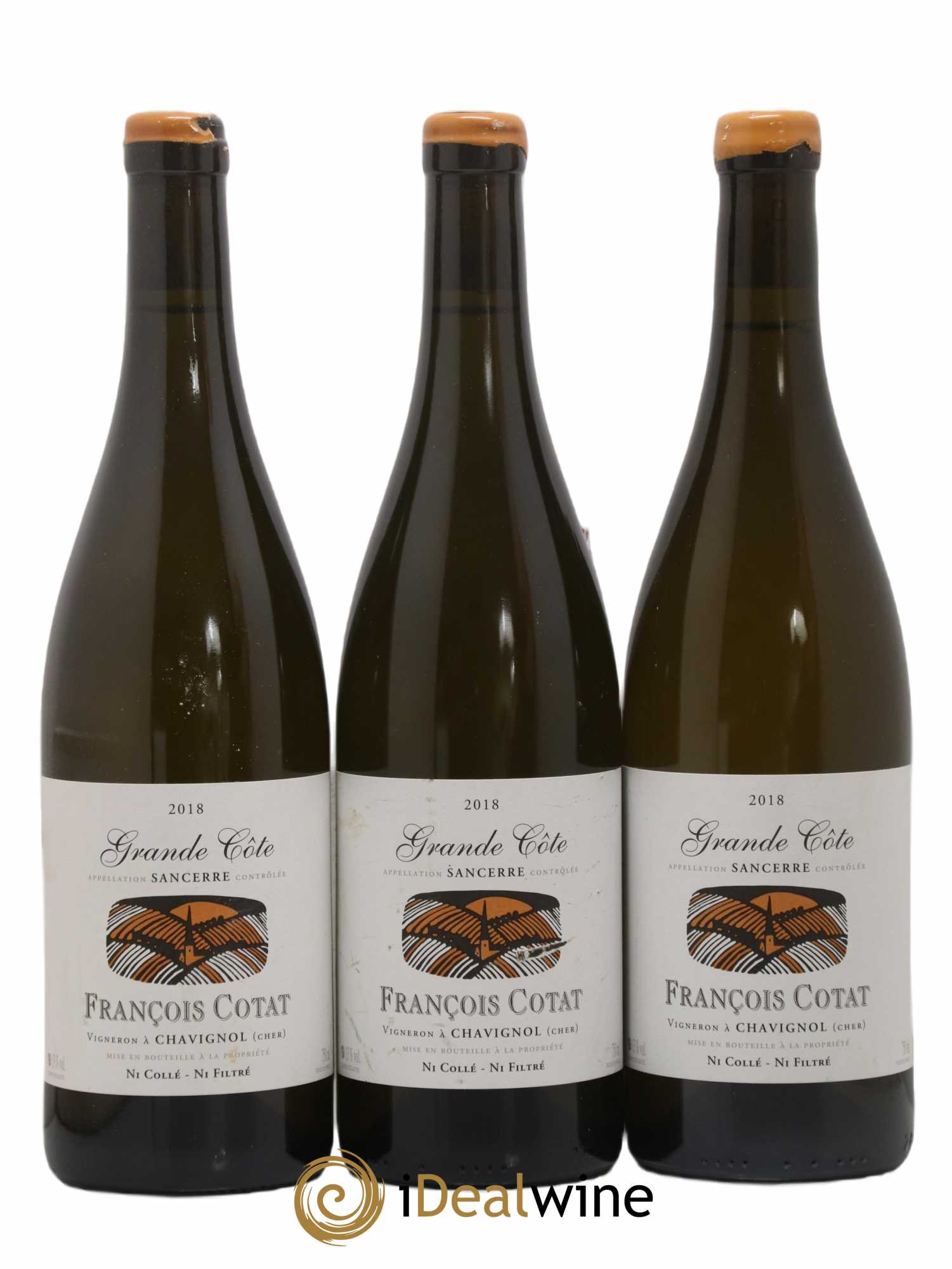 Sancerre La Grande Côte François Cotat 2018 - Lot of 3 bottles - 0