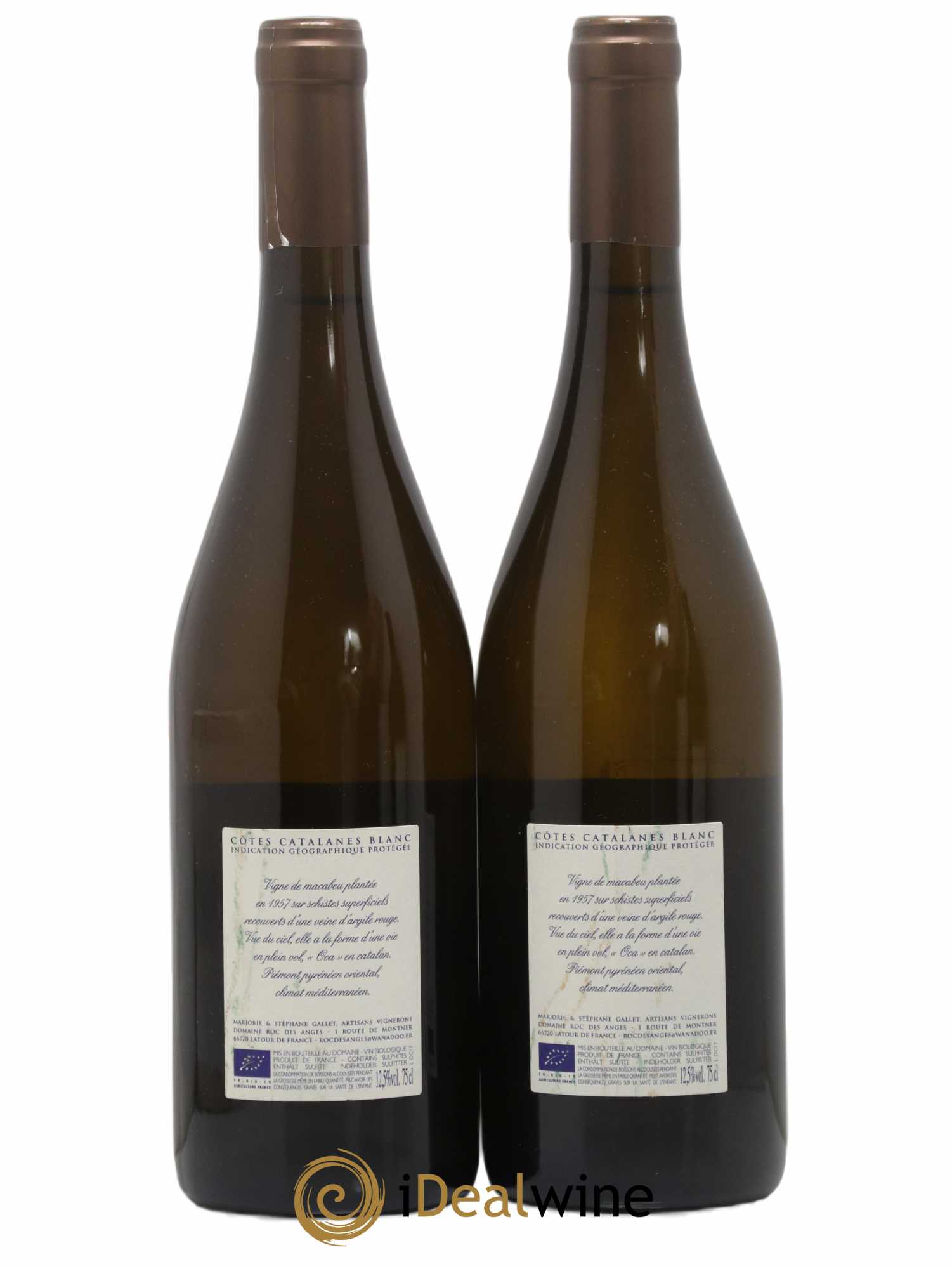 Côtes Catalanes Roc des Anges L'Oca Marjorie et Stéphane Gallet 2017 - Lot de 2 bouteilles - 1