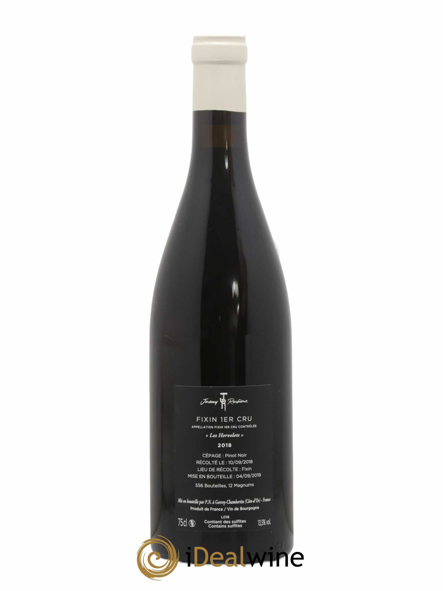 Fixin 1er Cru Hervelets Jeremy Recchione 2018 - Lot de 1 bouteille - 1