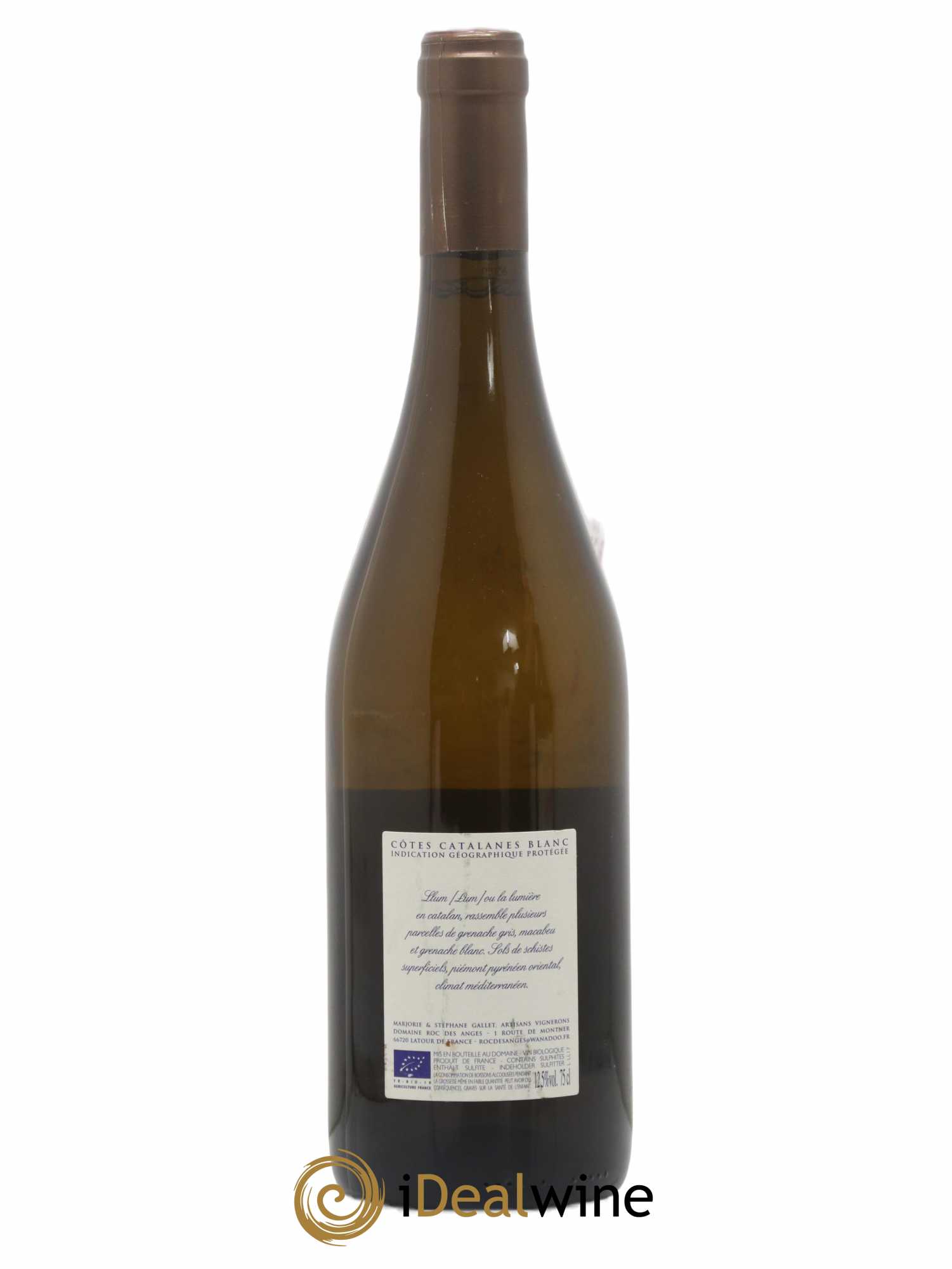 Côtes Catalanes Roc des Anges Llum Marjorie et Stéphane Gallet 2017 - Lot de 1 bouteille - 1