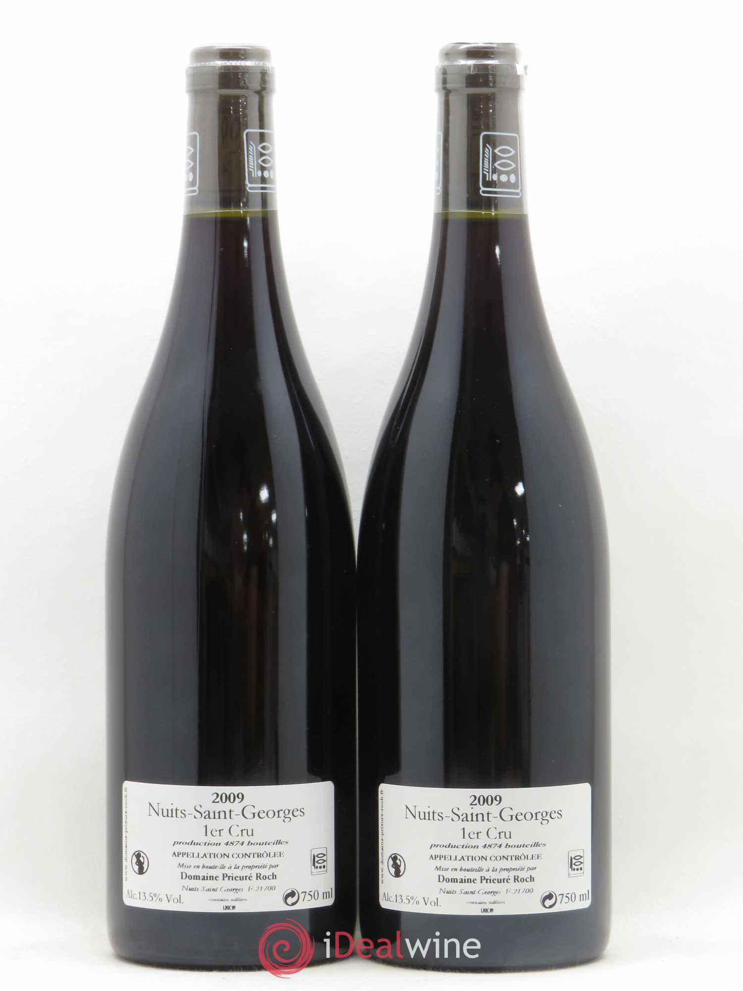 Nuits-Saint-Georges 1er Cru Prieuré Roch 2009 - Lot de 2 bouteilles - 1