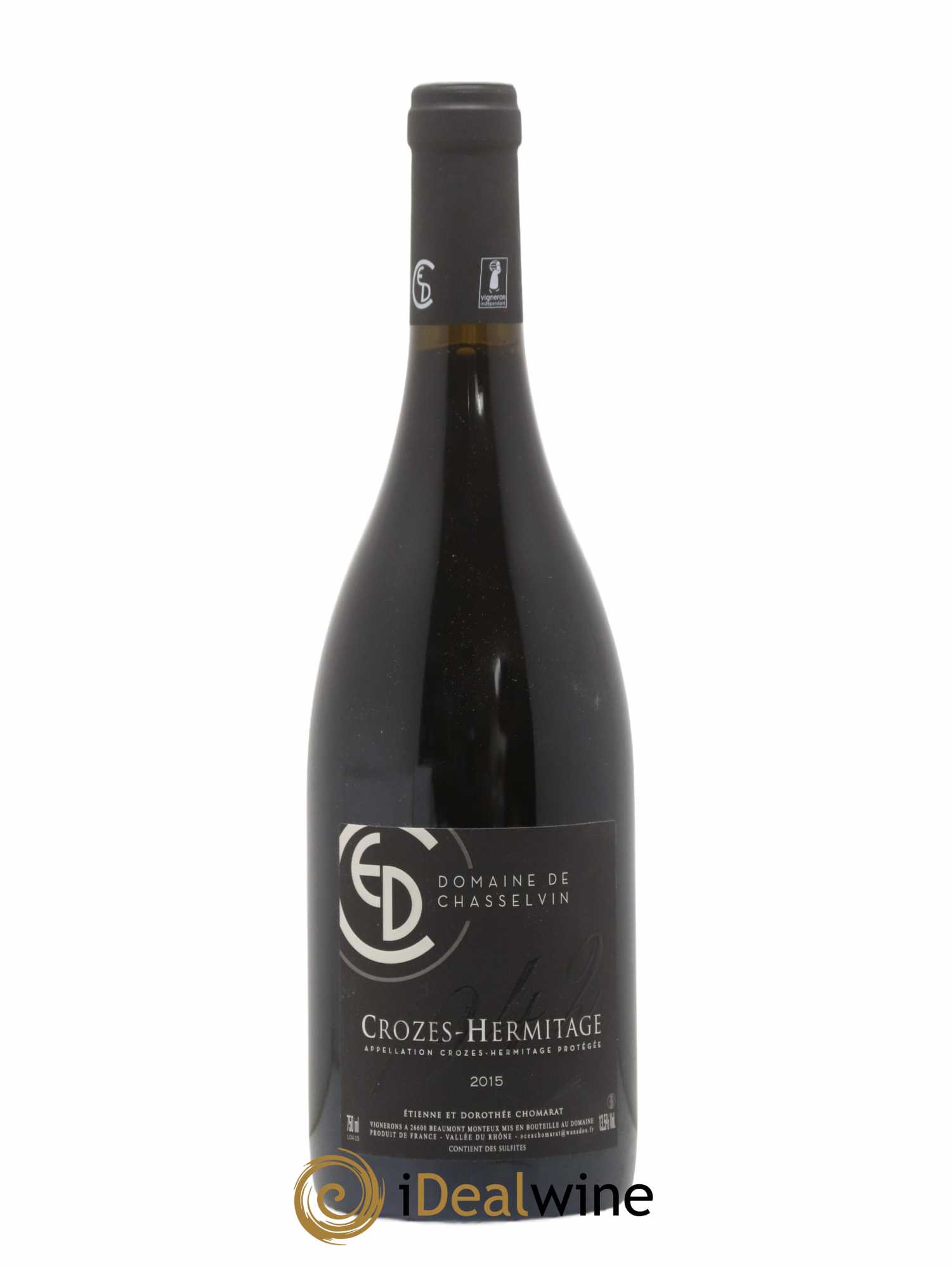 Crozes-Hermitage Cuvée 1942 Domaine Chasselvin 2015 - Lot de 1 bouteille - 0