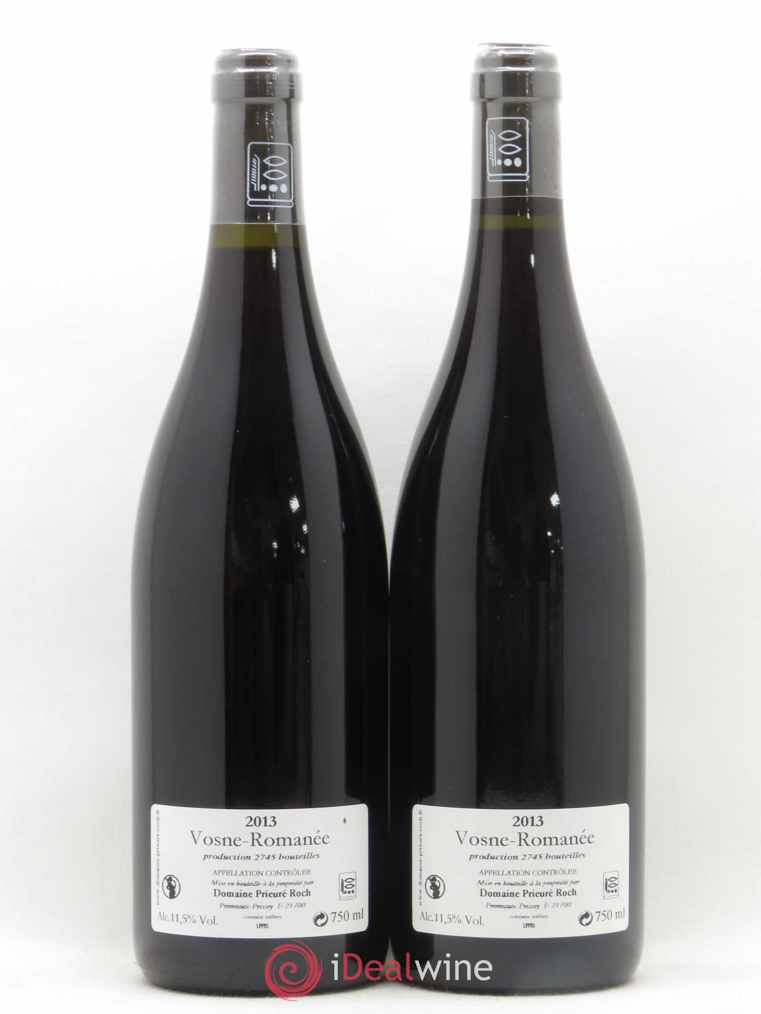 Vosne-Romanée Vieilles Vignes Prieuré Roch 2013 - Lot de 2 bouteilles - 1