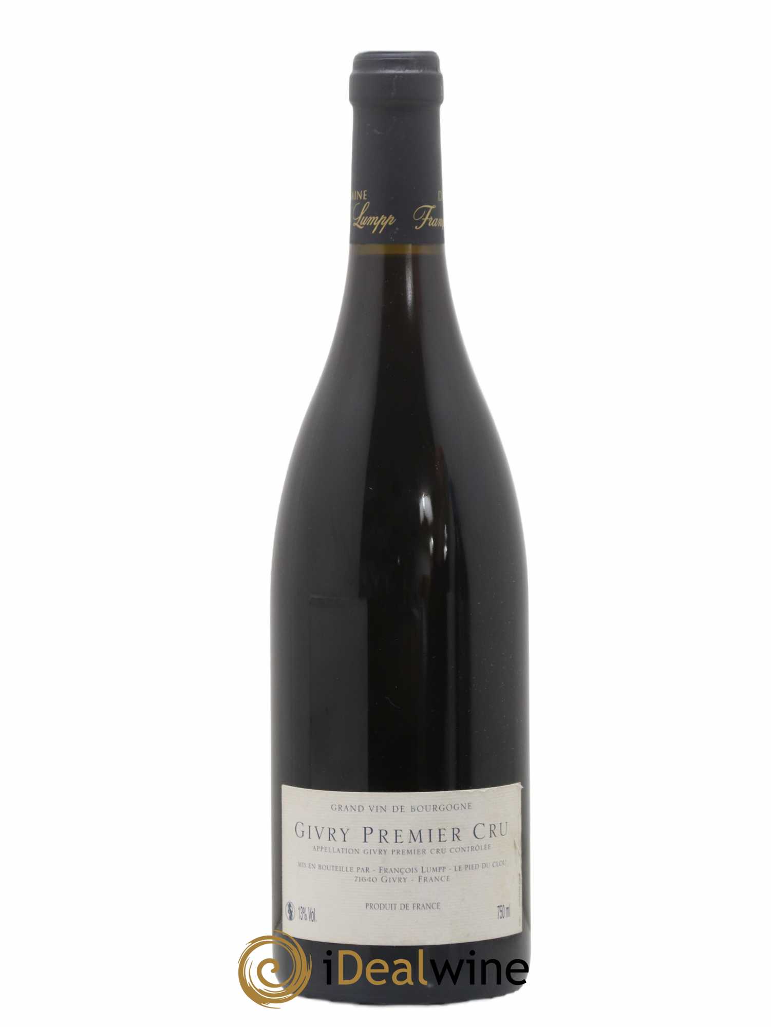 Givry 1er Cru Crausot François Lumpp (Domaine) 2011 - Lot of 1 bottle - 1